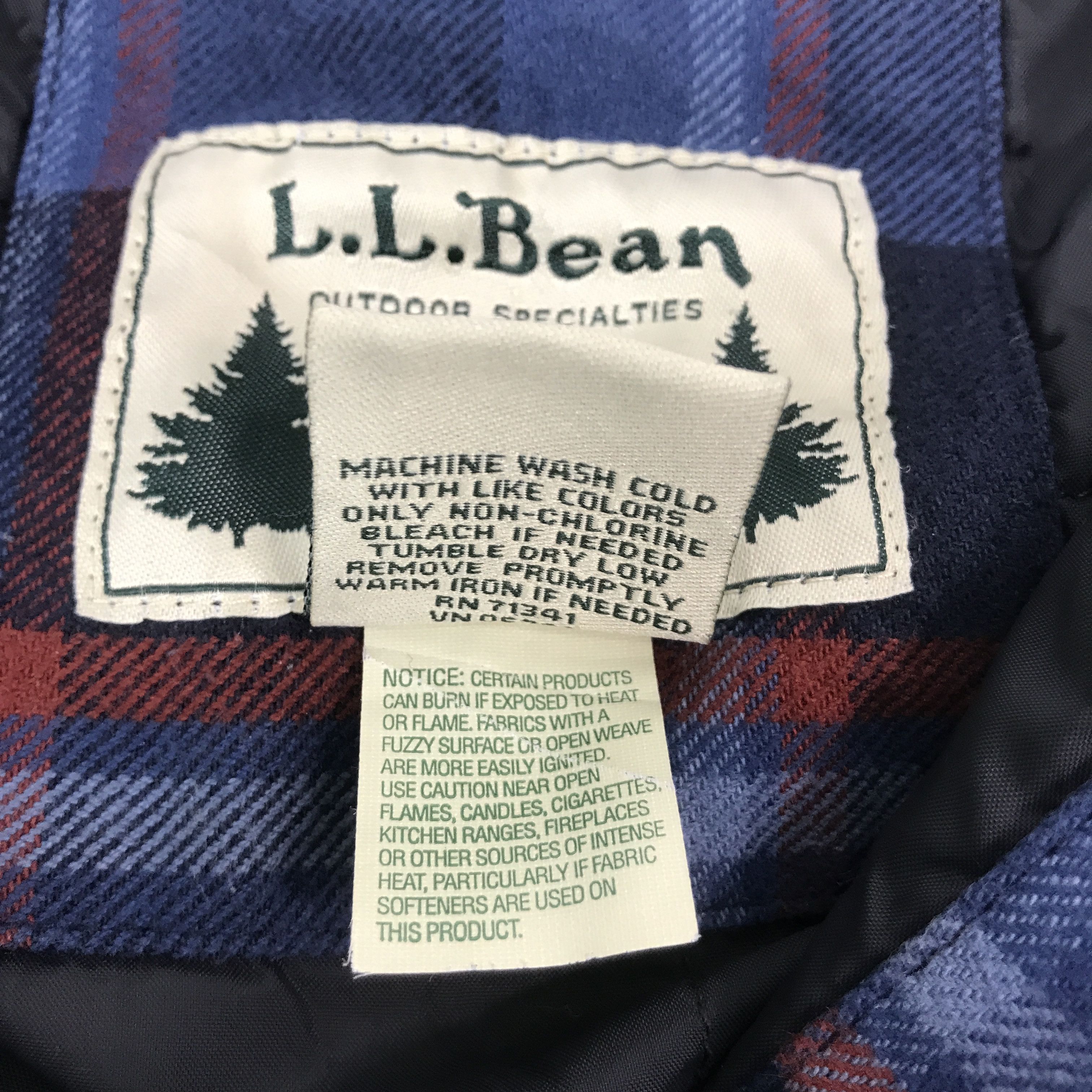 Flannel × L.L. Bean L.L Bean Flannel button jacket Size US L / EU 52-54 / 3 - 11 Thumbnail