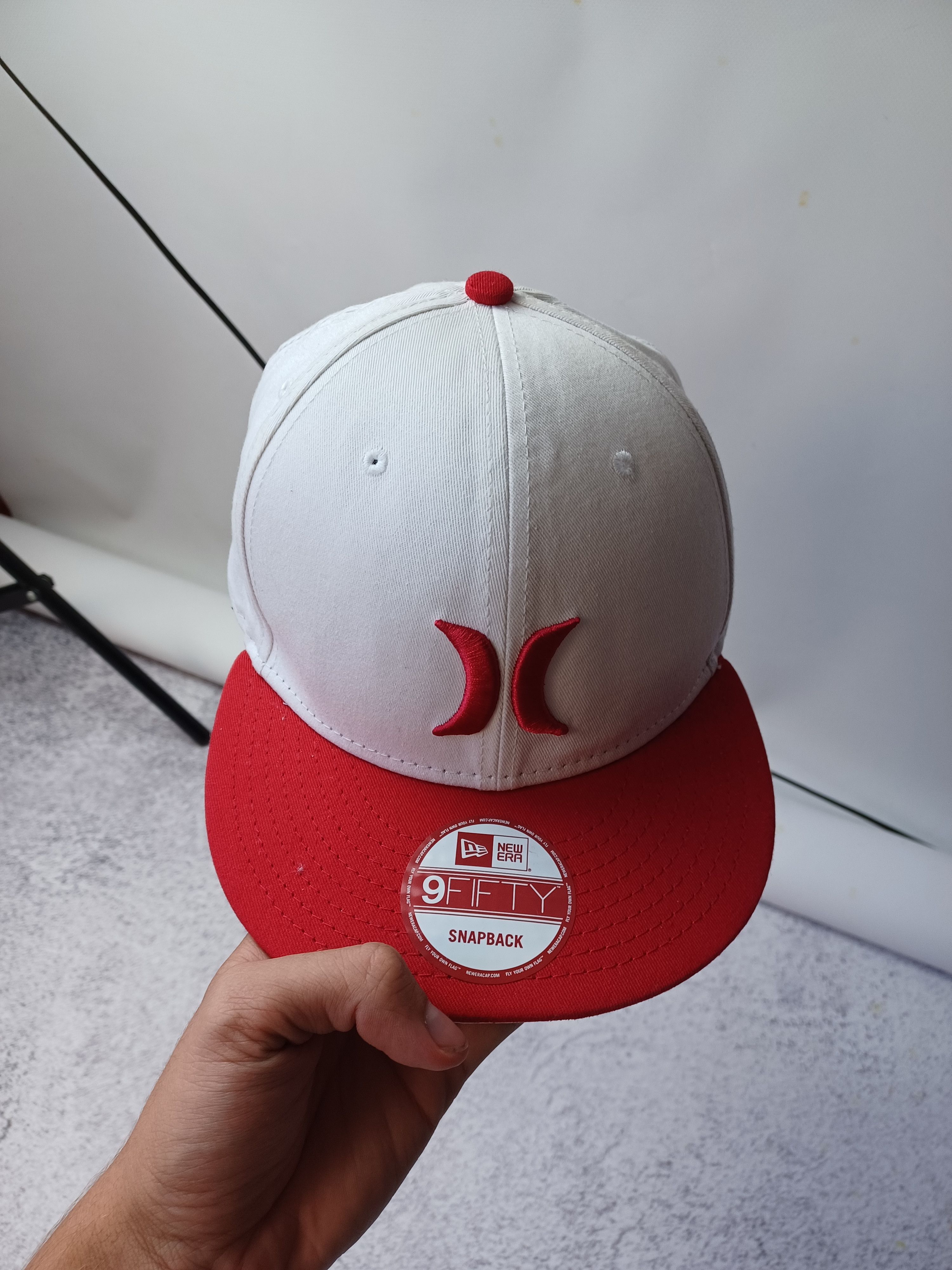 MLB White And Red Canada Flat Bill Hurley Snapback Hat New Era Size ONE SIZE - 5 Thumbnail