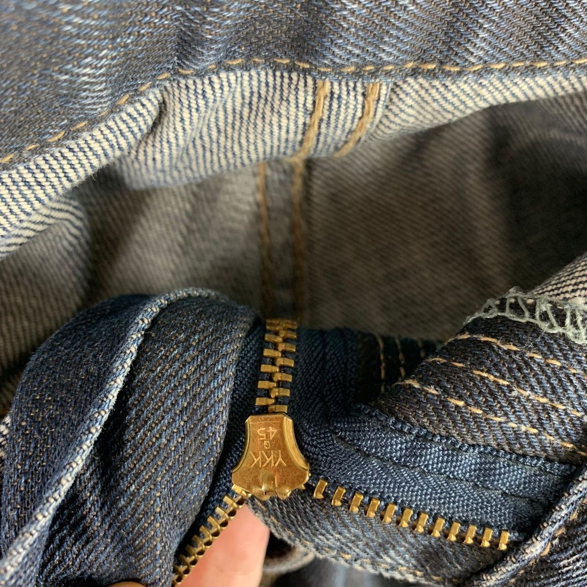 Japanese Brand × PPFM PPFM zipper bondage multipocket waxed jeans Size US 31 - 14 Thumbnail