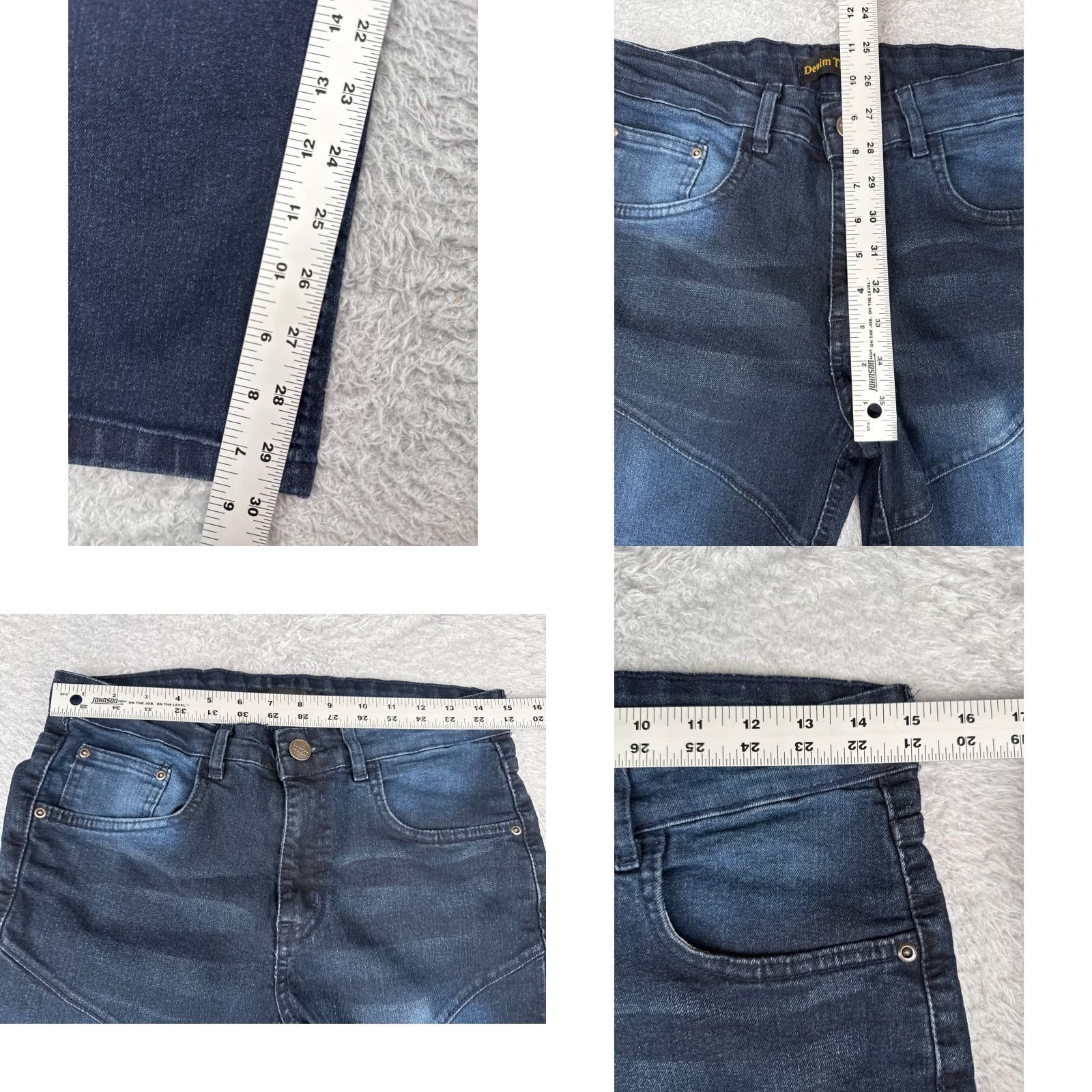 Vintage Denim Trends Jeans Womens Jeans Blue Dark Wash Mid Rise Stretch 30x30 Bootcut 5-Pocket Denim Trends Womens Boys? Size 30" / US 8 / IT 44 - 8 Thumbnail