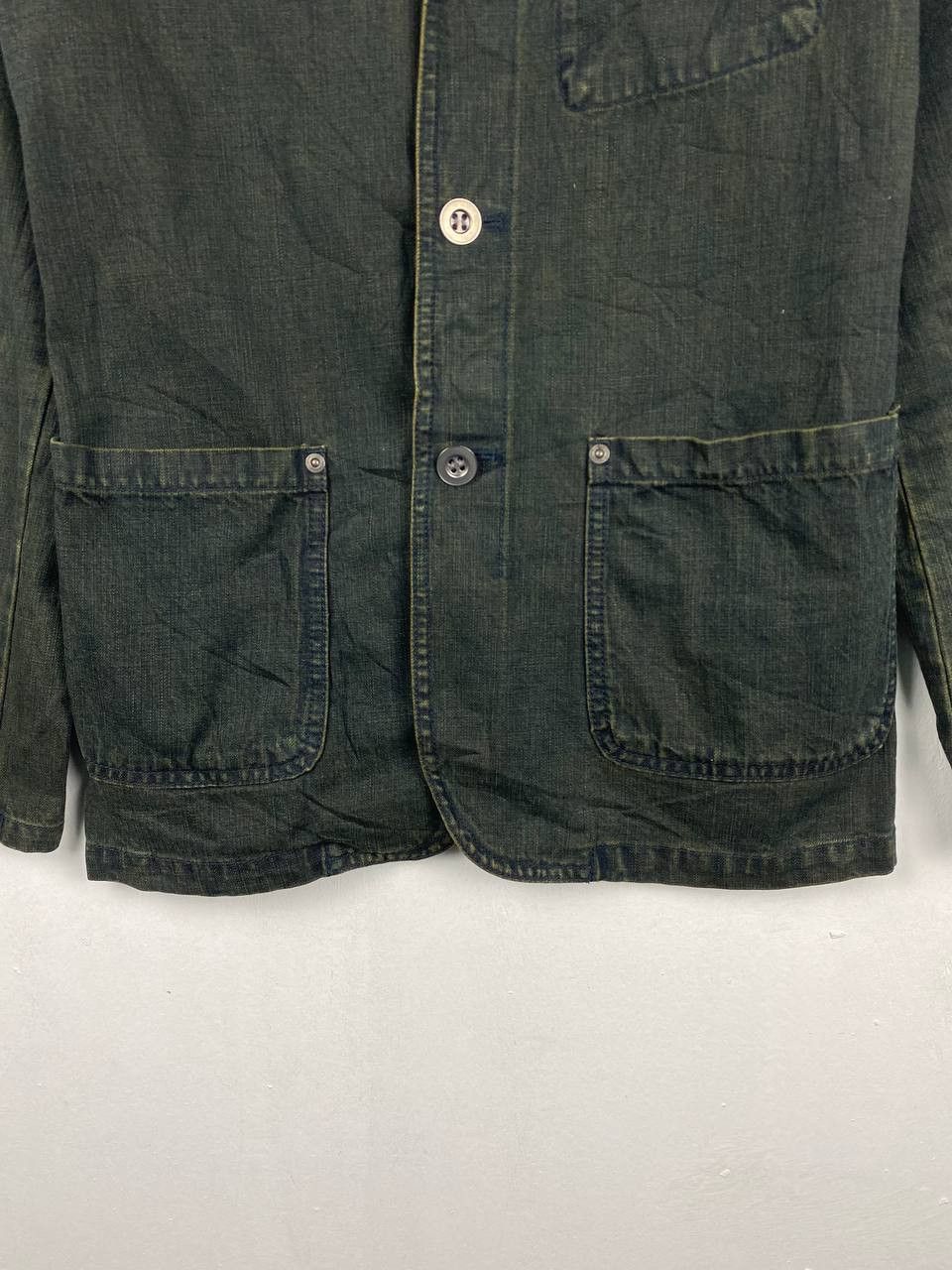 Japanese Brand gaminerie japanese brand double collar denim jacket Size US S / EU 44-46 / 1 - 3 Thumbnail
