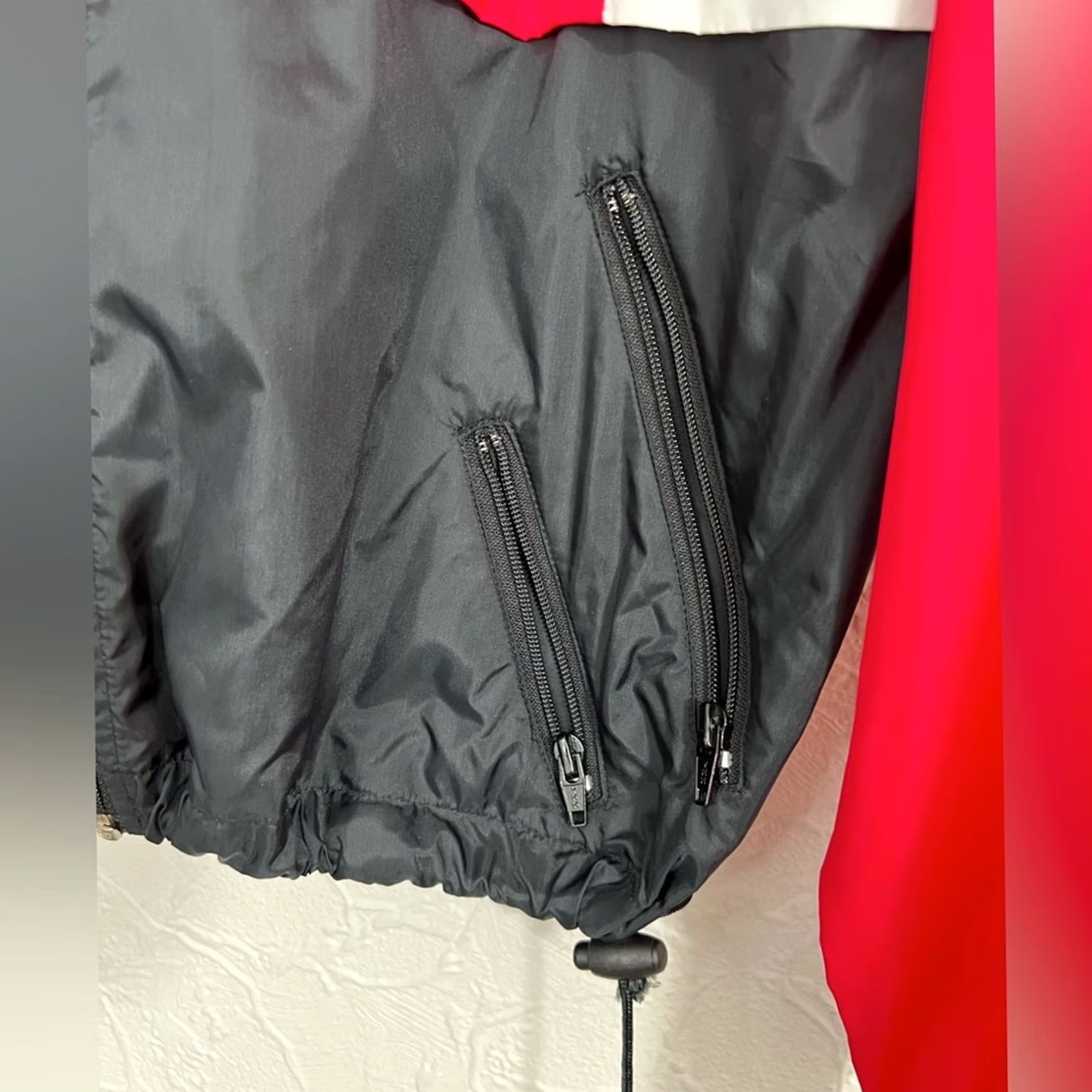 Nike VINTAGE Nike Jacket Windbreaker HOODED MEDIUM 1990’s VTG Rare CLEAN Womens Black Polyester Size M / US 6-8 / IT 42-44 - 6 Thumbnail