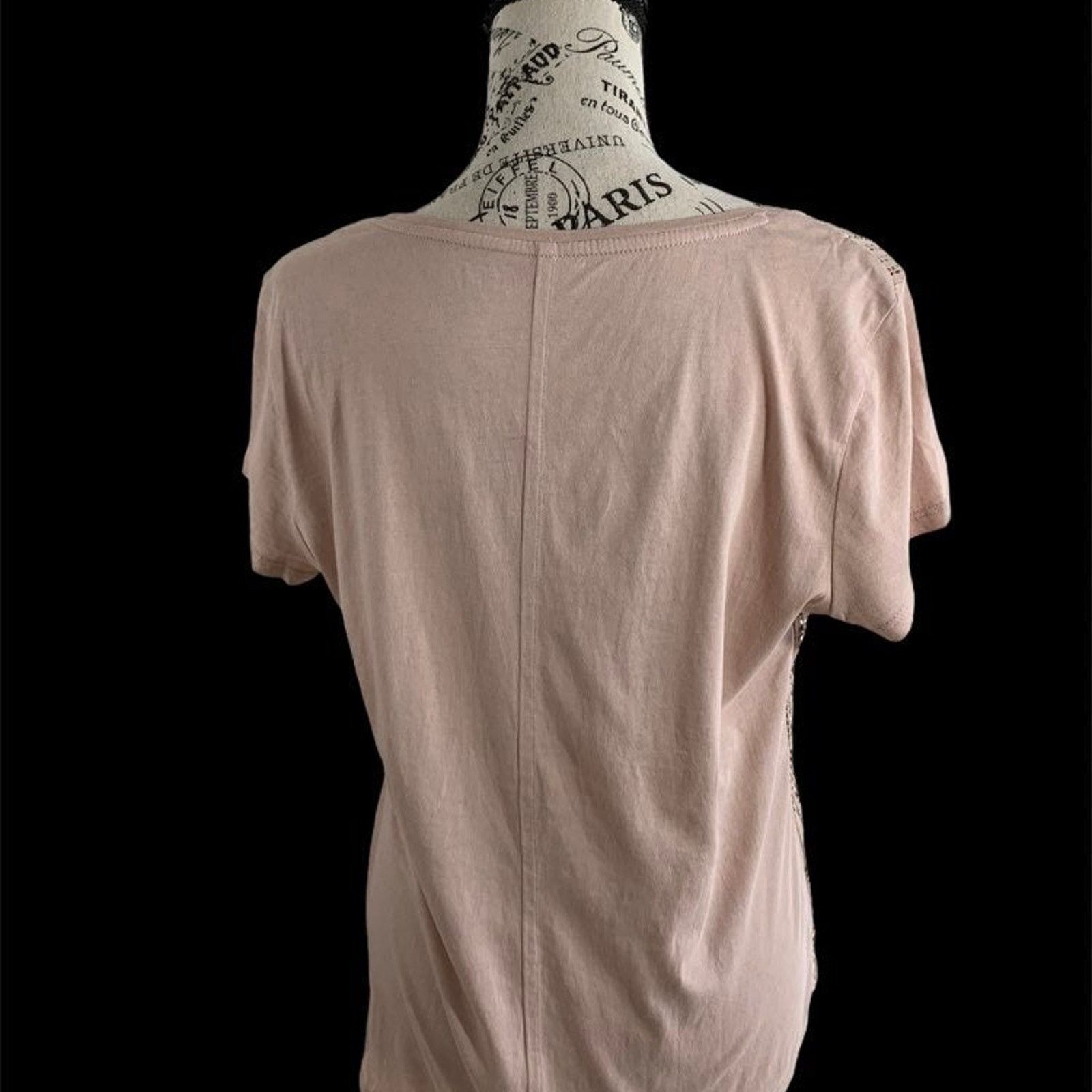 Loft Ann Taylor Loft Beige Sequin Bling Embellished Top Women's Size L / US 10 / IT 46 - 4 Thumbnail