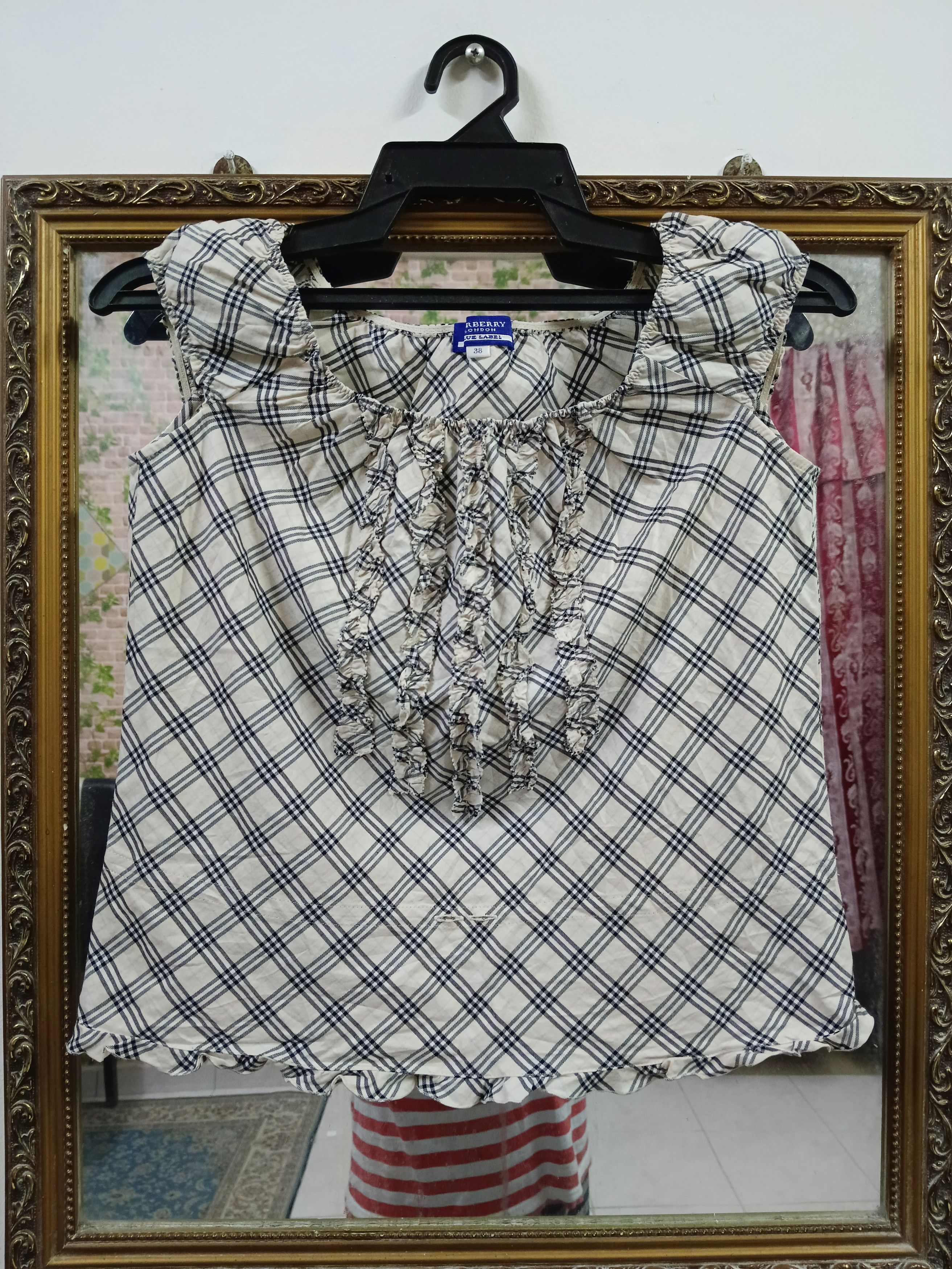 Burberry OG🔥GRAIL BURBERRRY LANDON BLUE LABEL Size S / US 4 / IT 40 - 1 Thumbnail