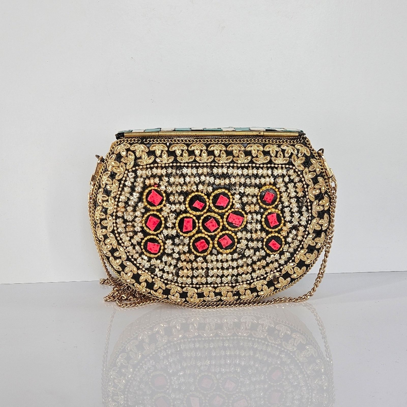 Other RAMLA “Beverly Hills” Mosaic Handbag NEW Rare Size ONE SIZE - 4 Thumbnail