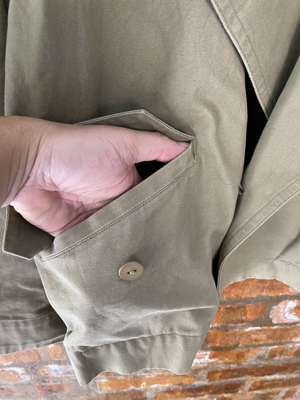 Issey Miyake 80s ISSEY MIYAKE Plantation Double collar oversized military Size US M / EU 48-50 / 2 - 9 Thumbnail