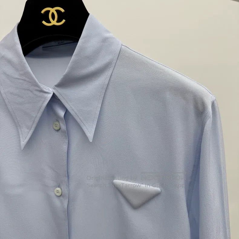 Prada Prada Triangle logo shirt Size XS / US 0-2 / IT 36-38 - 4 Thumbnail