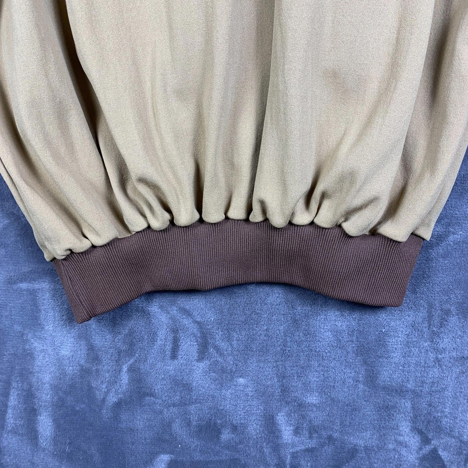 Other Vintage AFRC Pullover Quarter Zip Sweatshirt Sz XL Brown 295 Size US XL / EU 56 / 4 - 6 Thumbnail