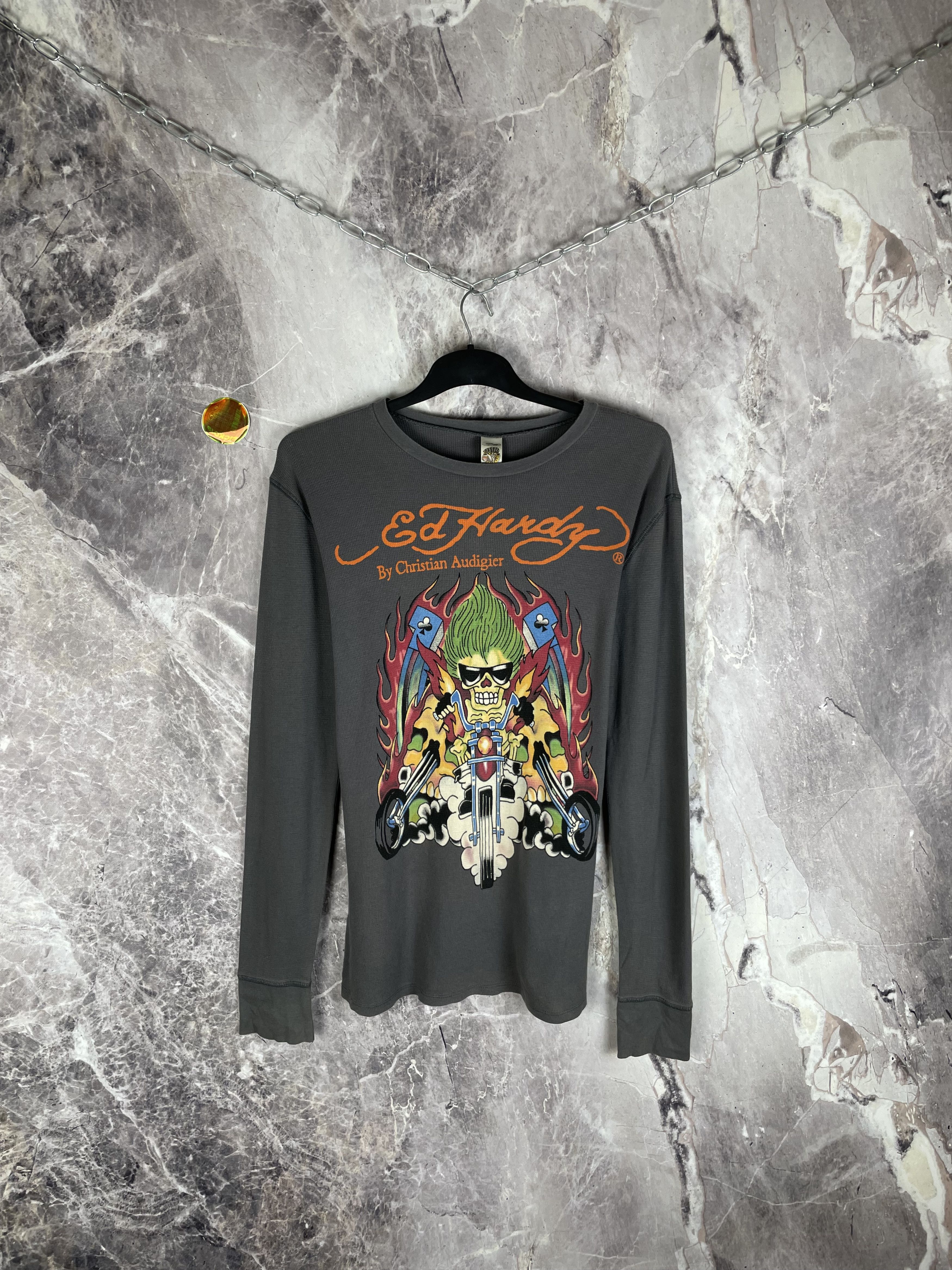 Ed Hardy Ed Hardy Big Logo Long Sleeve Size US M / EU 48-50 / 2 - 1 Thumbnail