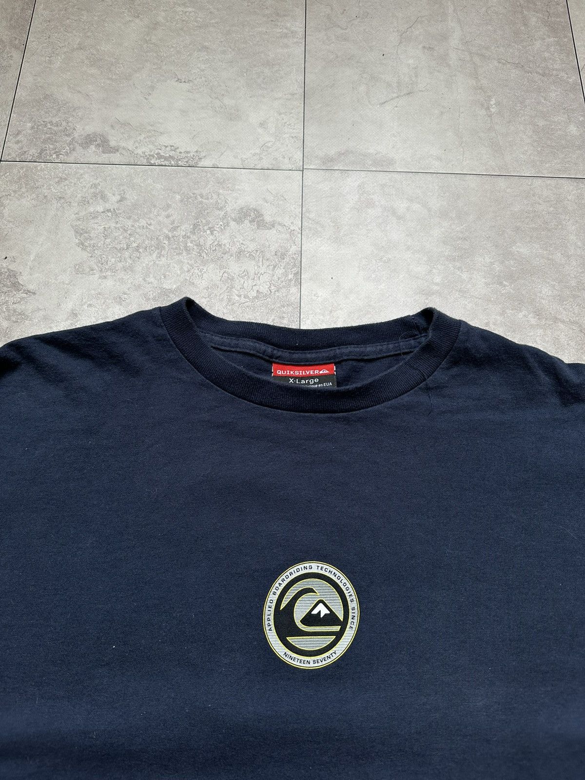 Quiksilver Vintage Quicksilver 90’s Surf Big Logo Navy Blue Long Sleeve Size US XL / EU 56 / 4 - 7 Thumbnail
