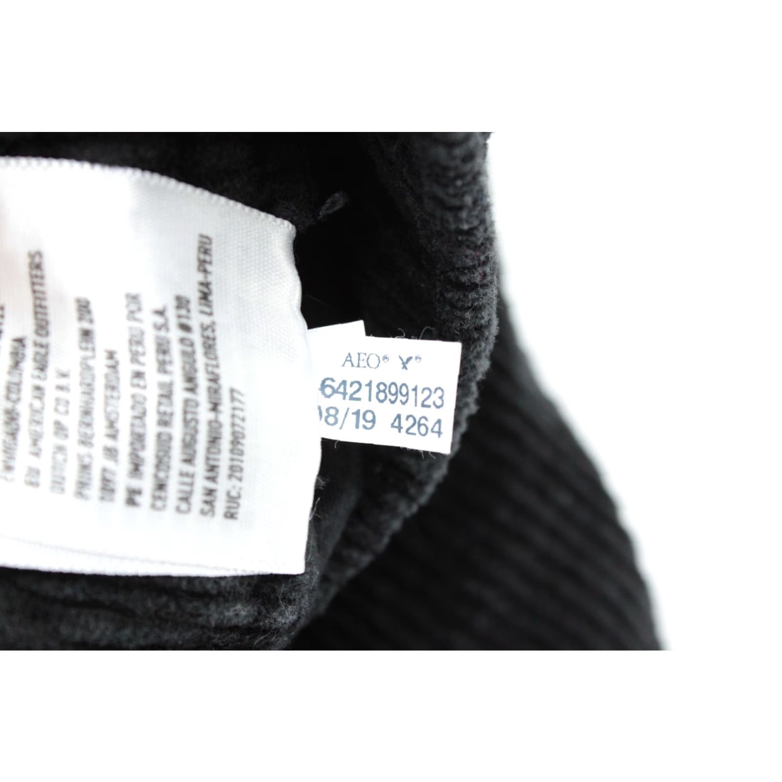 American Eagle Outfitters VINTAGE American Eagle Corduroy Pants Mens Large Drawstring Black Next Level Flex Preppy Size US 33 - 7 Thumbnail