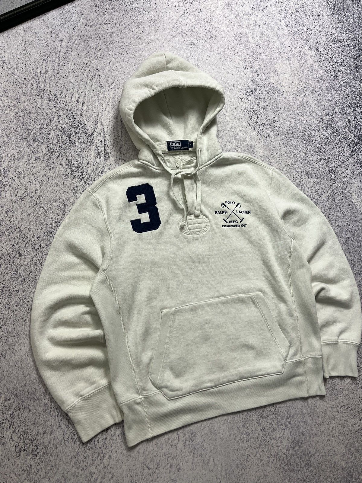Polo Ralph Lauren Vintage Polo Ralph Lauren #3 RLPC Rugby Hoodie Big Logo Size US M / EU 48-50 / 2 - 4 Thumbnail