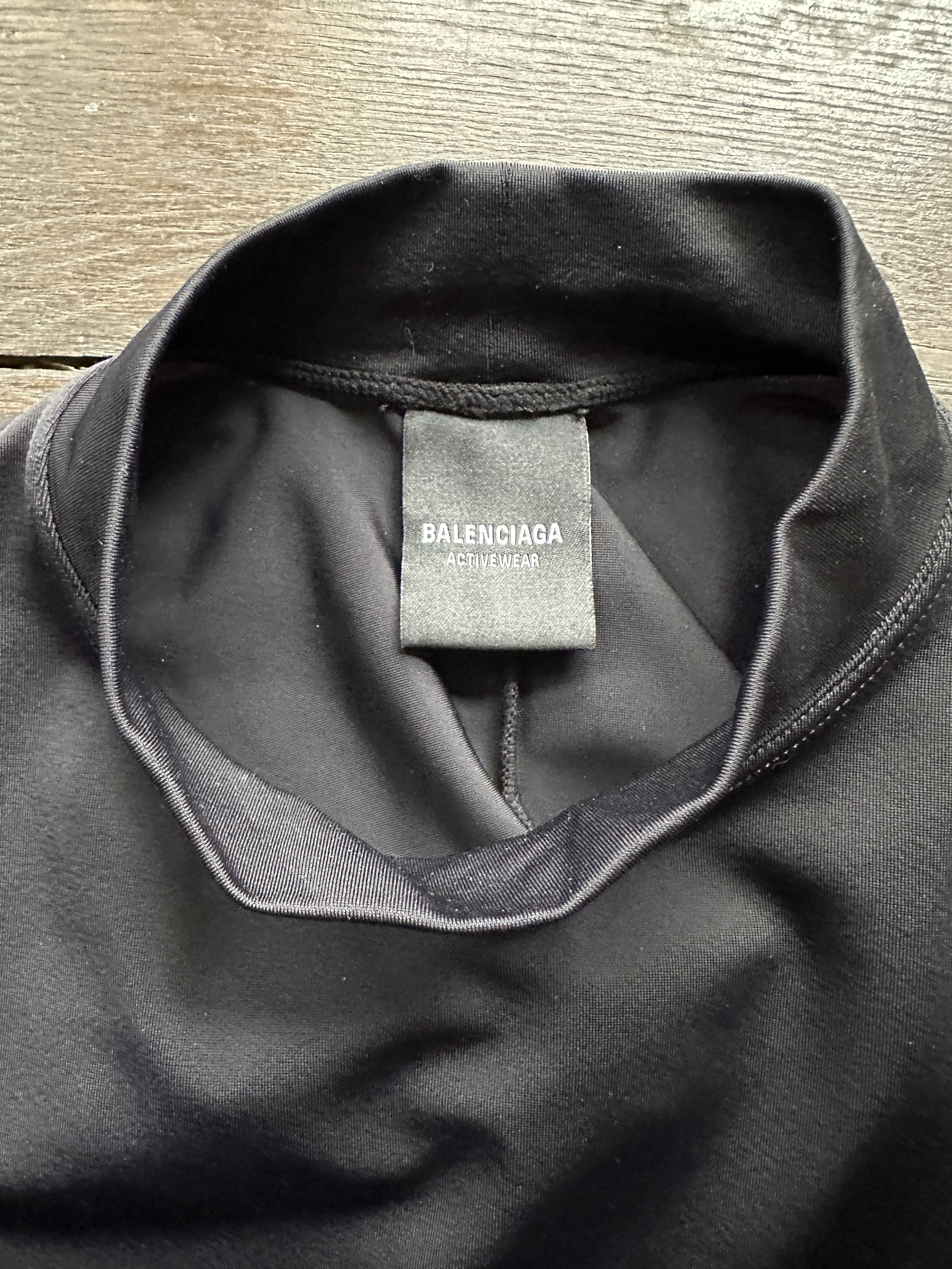 Balenciaga Balenciaga Sporty B bodycon compression shirt Size US L / EU 52-54 / 3 - 3 Thumbnail