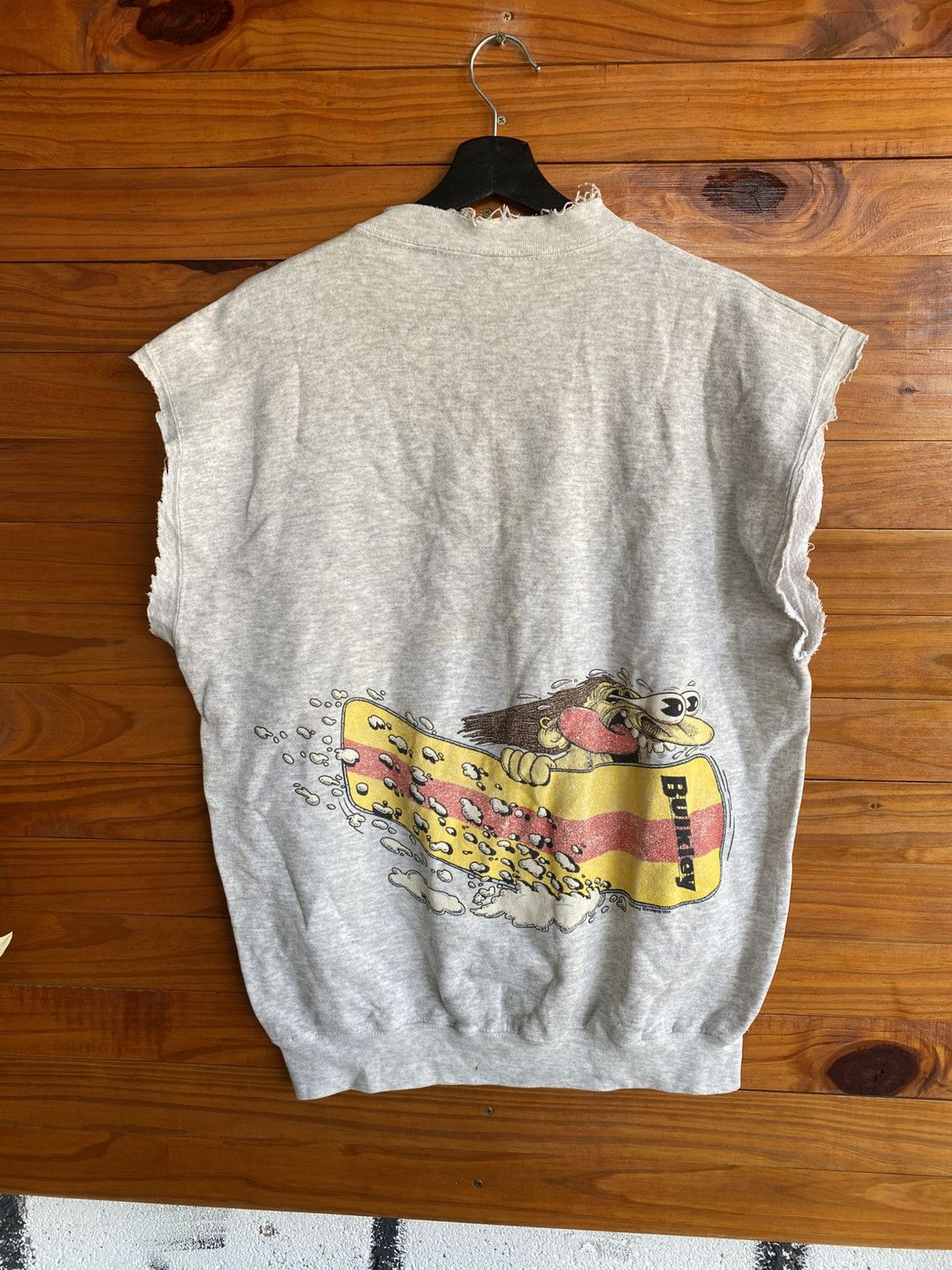 Vintage Vintage 1988 Tultex Sleeveless Sweatshirt Buckley Designs Size US L / EU 52-54 / 3 - 13 Thumbnail