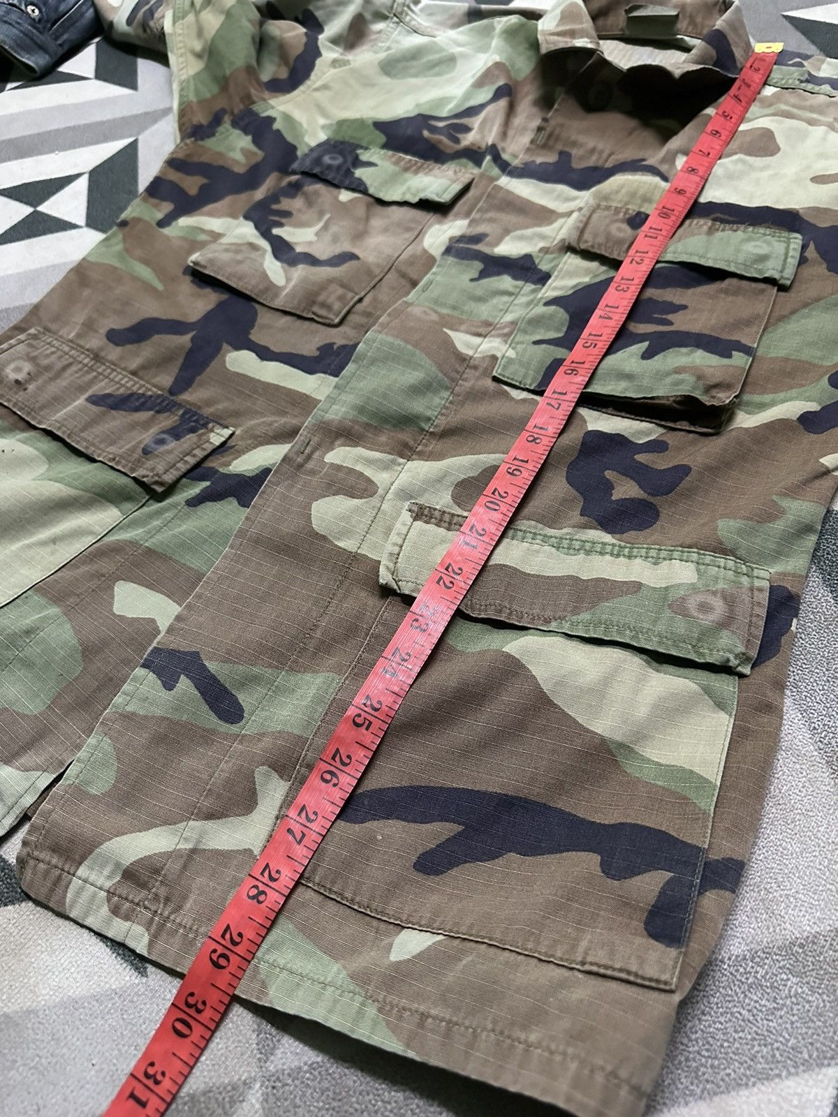 Vintage Vintage army woodland camo field jacket Size US S / EU 44-46 / 1 - 10 Thumbnail