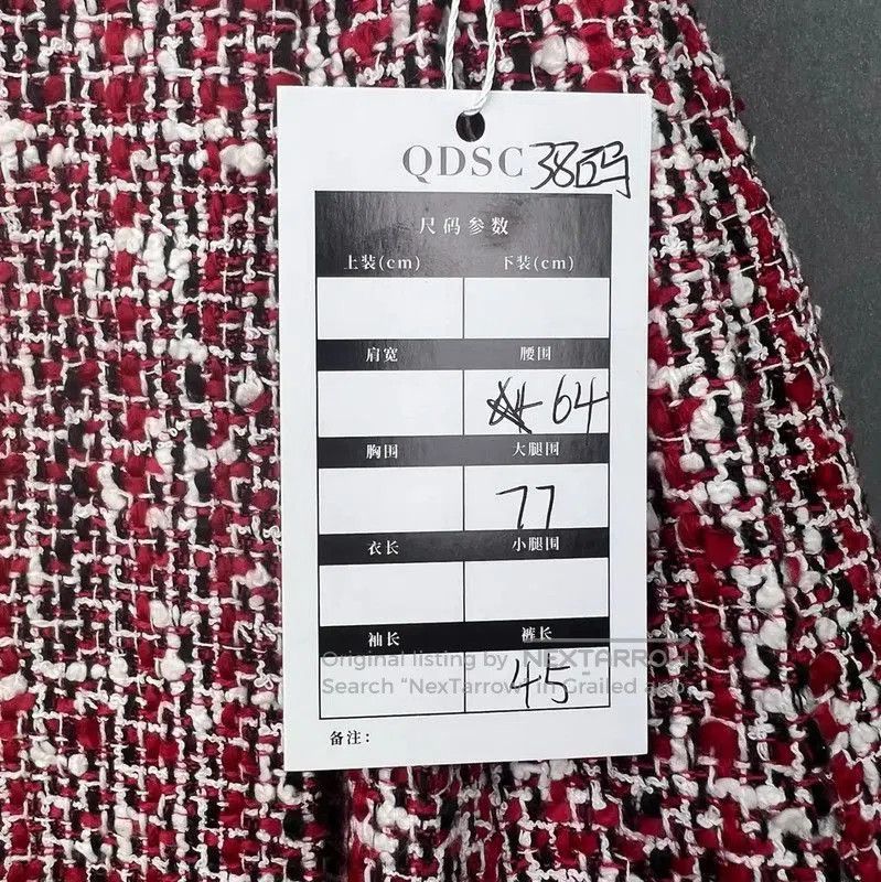 Max Mara MaxMara Red Cotton Half Skirt . Size 26" / US 2 / IT 38 - 6 Thumbnail