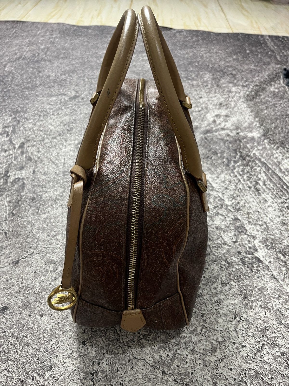 Etro Etro burgundy pasley handbag Size ONE SIZE - 4 Thumbnail