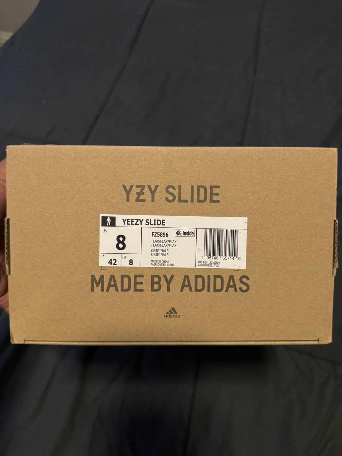 Adidas adidas Yeezy Slide “Flax” Size US 8 / EU 41 - 7 Thumbnail