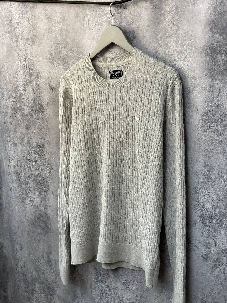 Abercrombie & Fitch Abercrombie Fitch Cable Knit Merino Wool Sweater Crew Neck Size US M / EU 48-50 / 2 - 1 Thumbnail