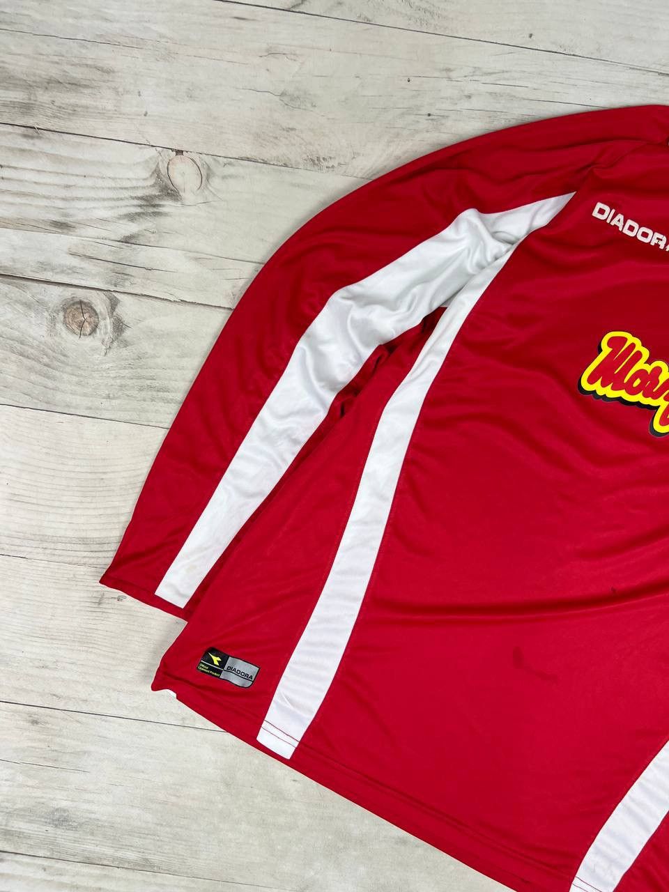 Diadora Crewe Alexandra 2005 2006 Home Shirt Long Sleeve Jersey Size US XL / EU 56 / 4 - 4 Thumbnail