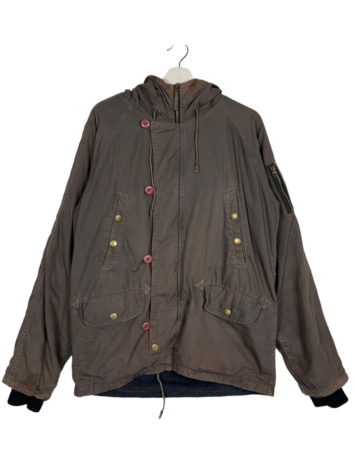 Blue Blue Japan × HOLLYWOOD RANCH MARKET × Japanese Brand 🔥 GAIJIN PARKAS MILITARY DEPARTMENT 0X1 Size US L / EU 52-54 / 3 - 2 Thumbnail
