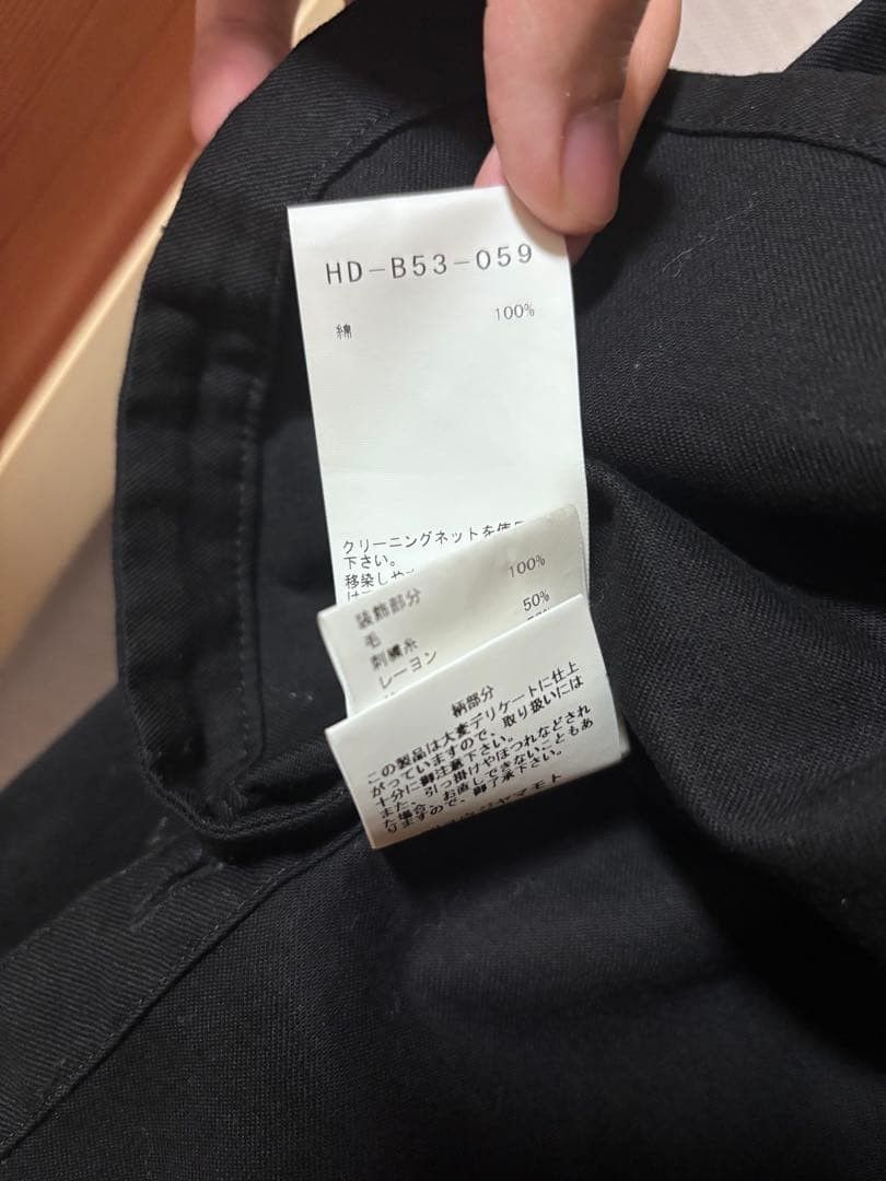 Yohji Yamamoto Pour Homme 21ss Kanji 配達完了 Deformed York Patch Shirt Size US M / EU 48-50 / 2 - 4 Thumbnail