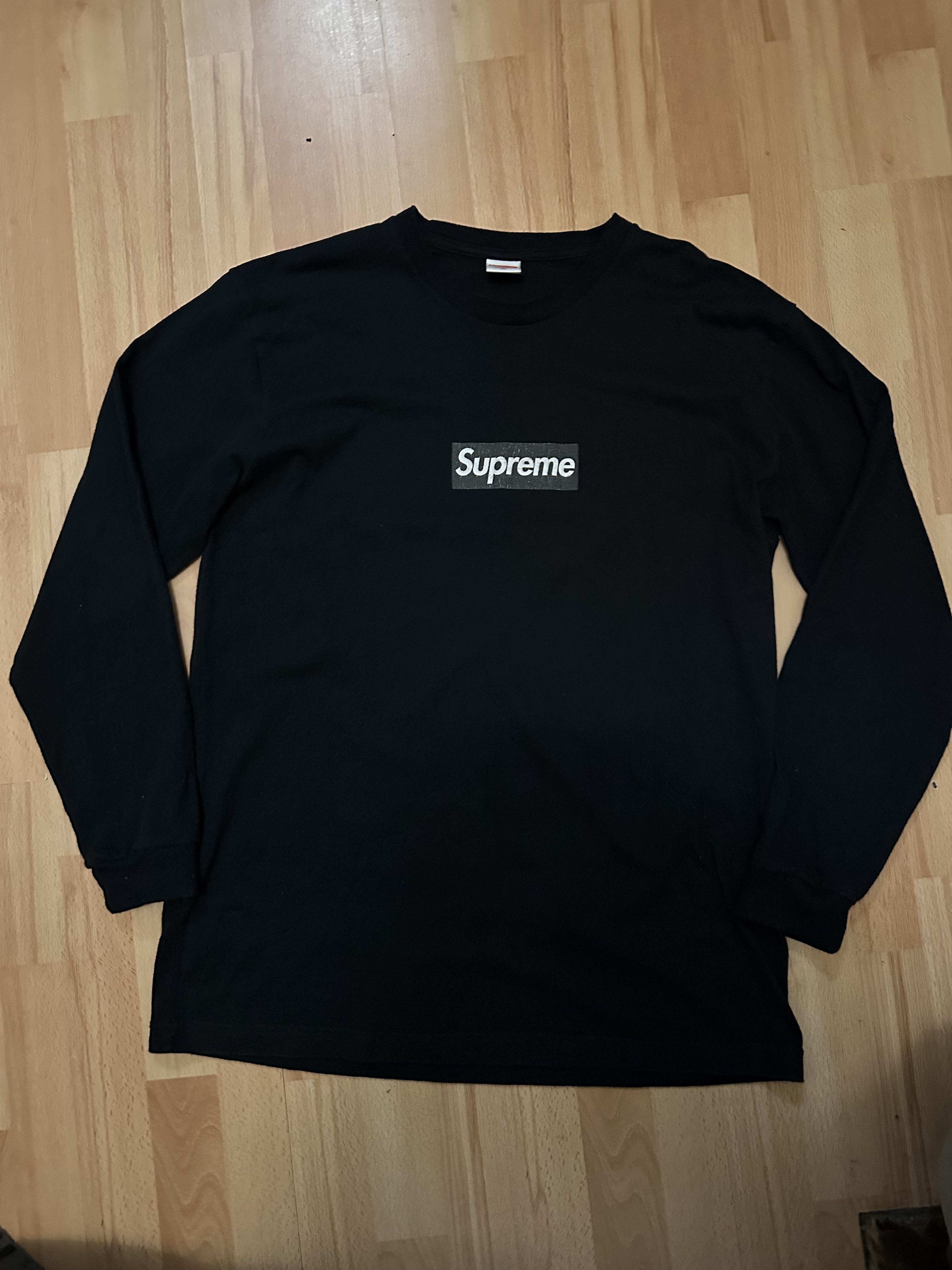 Supreme Supreme Long Sleeve Box Logo All Black Size US XL / EU 56 / 4 - 1 Thumbnail