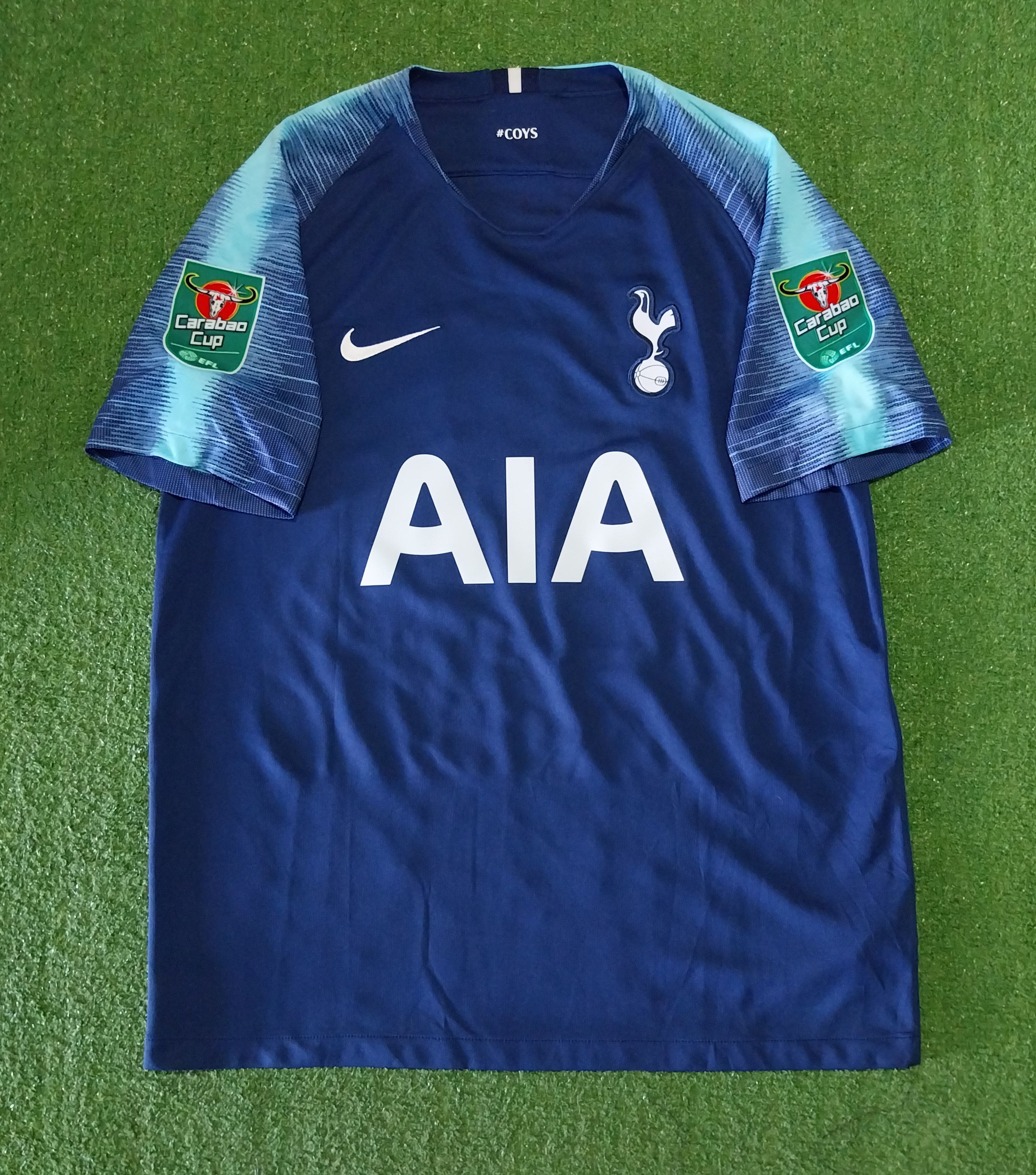 Nike Tottenham hotspurs away 2018 son heung min jersey football Size US L / EU 52-54 / 3 - 2 Thumbnail