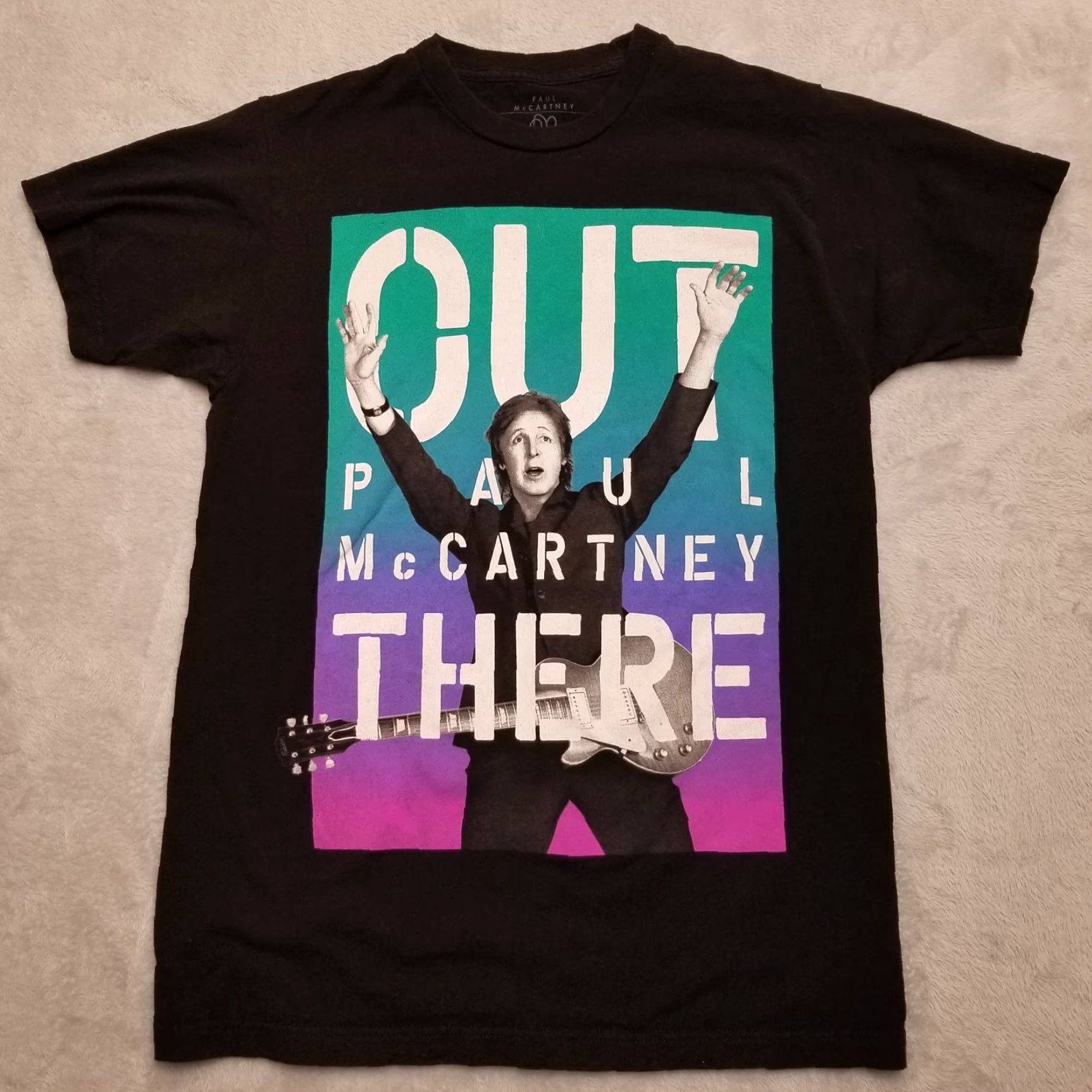 Vintage VINTAGE Paul McCartney Shirt Men M Black Short Sleeve Concert Missoula MT Out There Mens Size US M / EU 48-50 / 2 - 2 Thumbnail