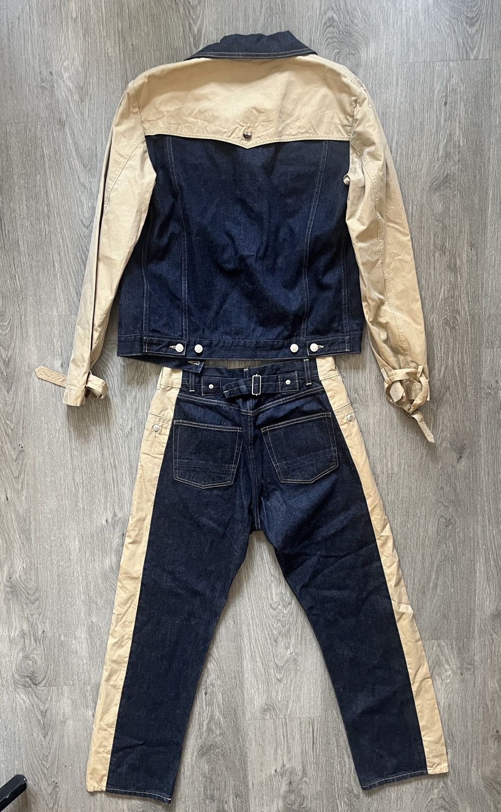 Alexander McQueen Alexander McQueen Denim and Khaki Jacket Size US M / EU 48-50 / 2 - 4 Thumbnail