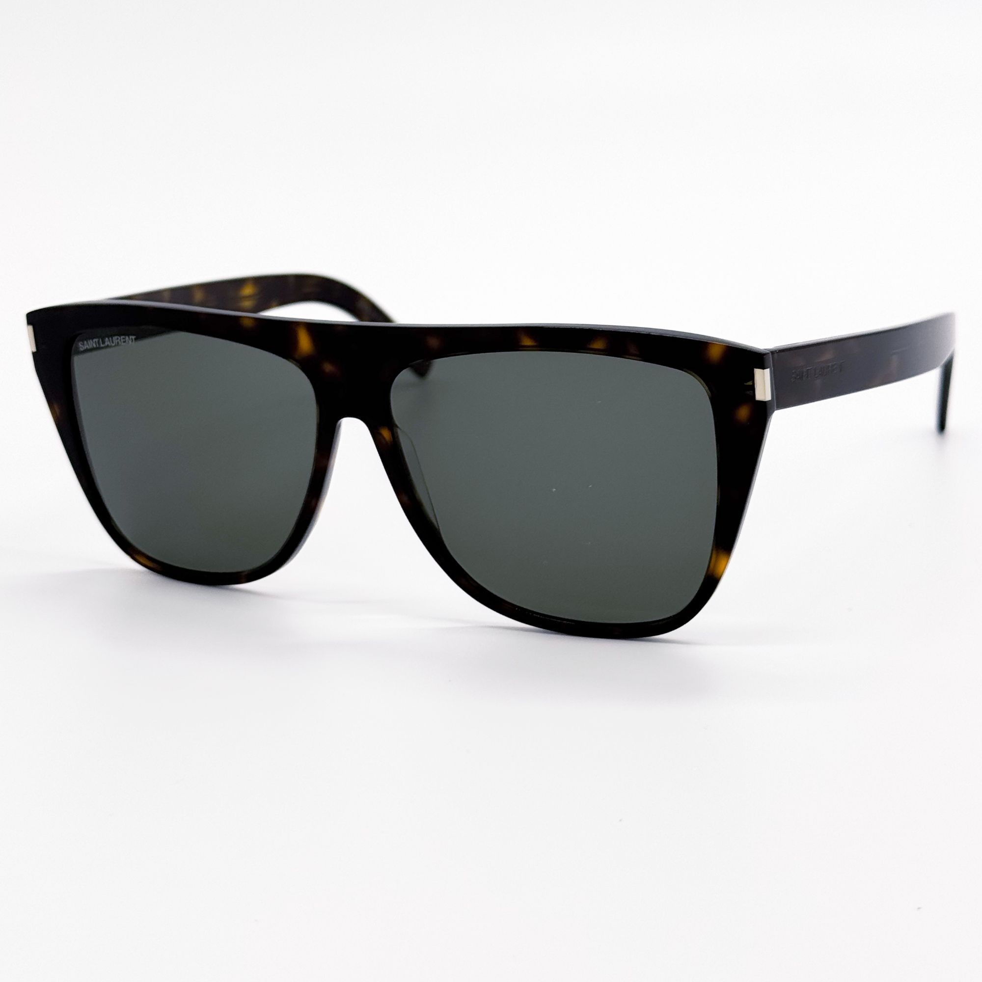 Saint Laurent Paris NEW SAINT LAURENT SUNGLASSES SL1 SLIM 002 UNISEX HAVANA SQUA Size ONE SIZE - 2 Thumbnail