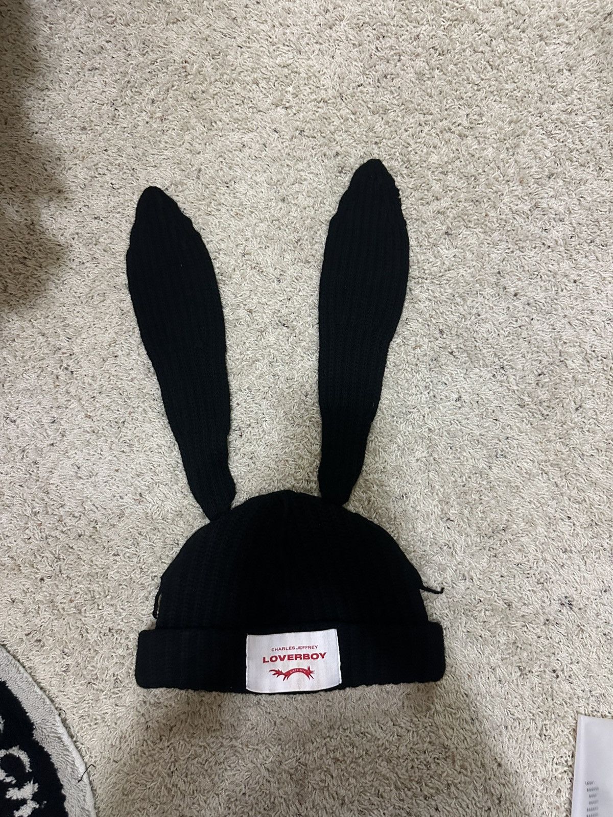 Charles Jeffrey LOVERBOY Charles Jeffrey Loverboy Bunny Beanie Size ONE SIZE - 1 Thumbnail