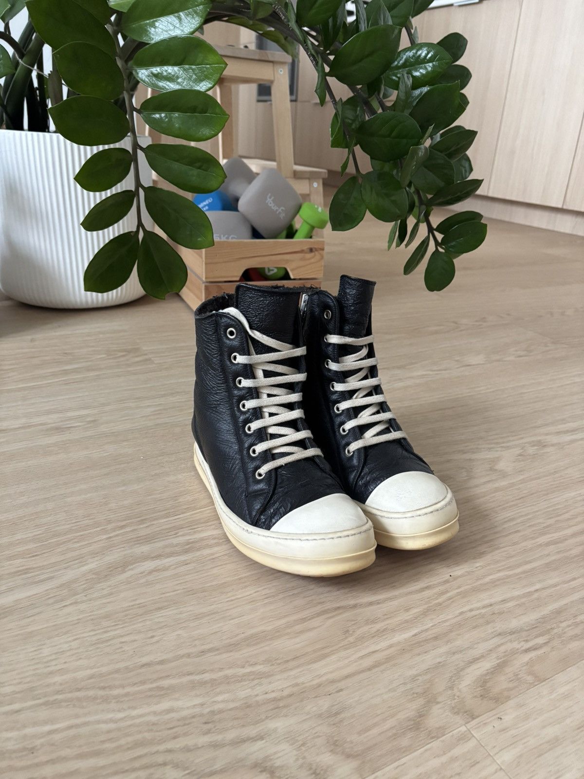 Rick Owens Rick owens Ramones Winter with fur lining Size US 7 / EU 40 - 1 Thumbnail