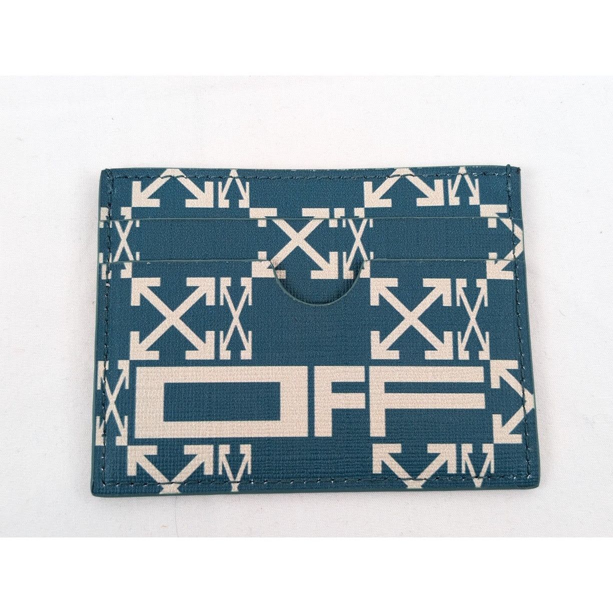 Off-White o1rshd1 Q:2 / Size:OS /Monogram Simple Card Case Green/Beige Size ONE SIZE - 4 Thumbnail