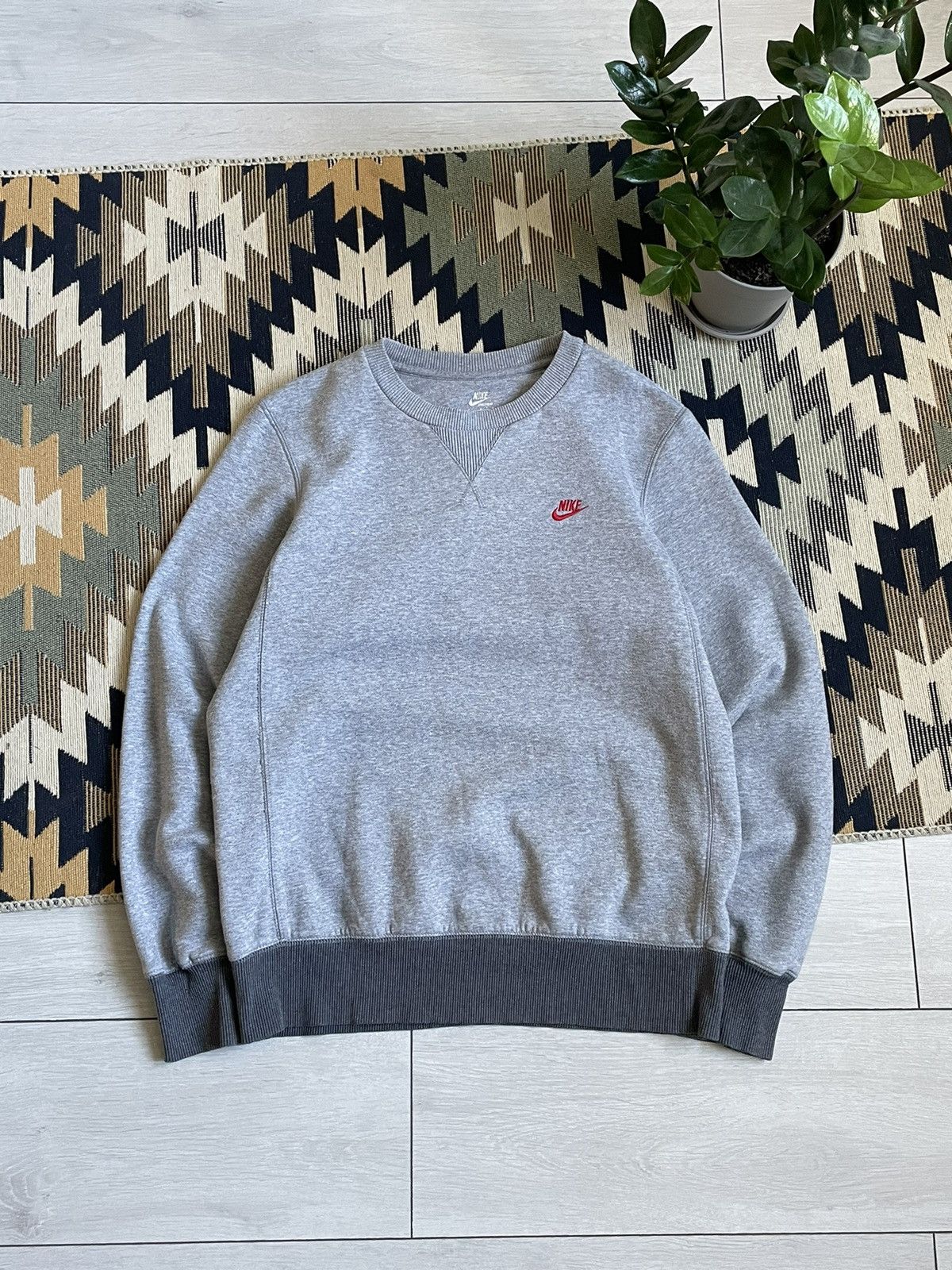 Nike × Vintage Vintage Nike Streetwear Logo Sweatshirt Size US M / EU 48-50 / 2 - 1 Thumbnail