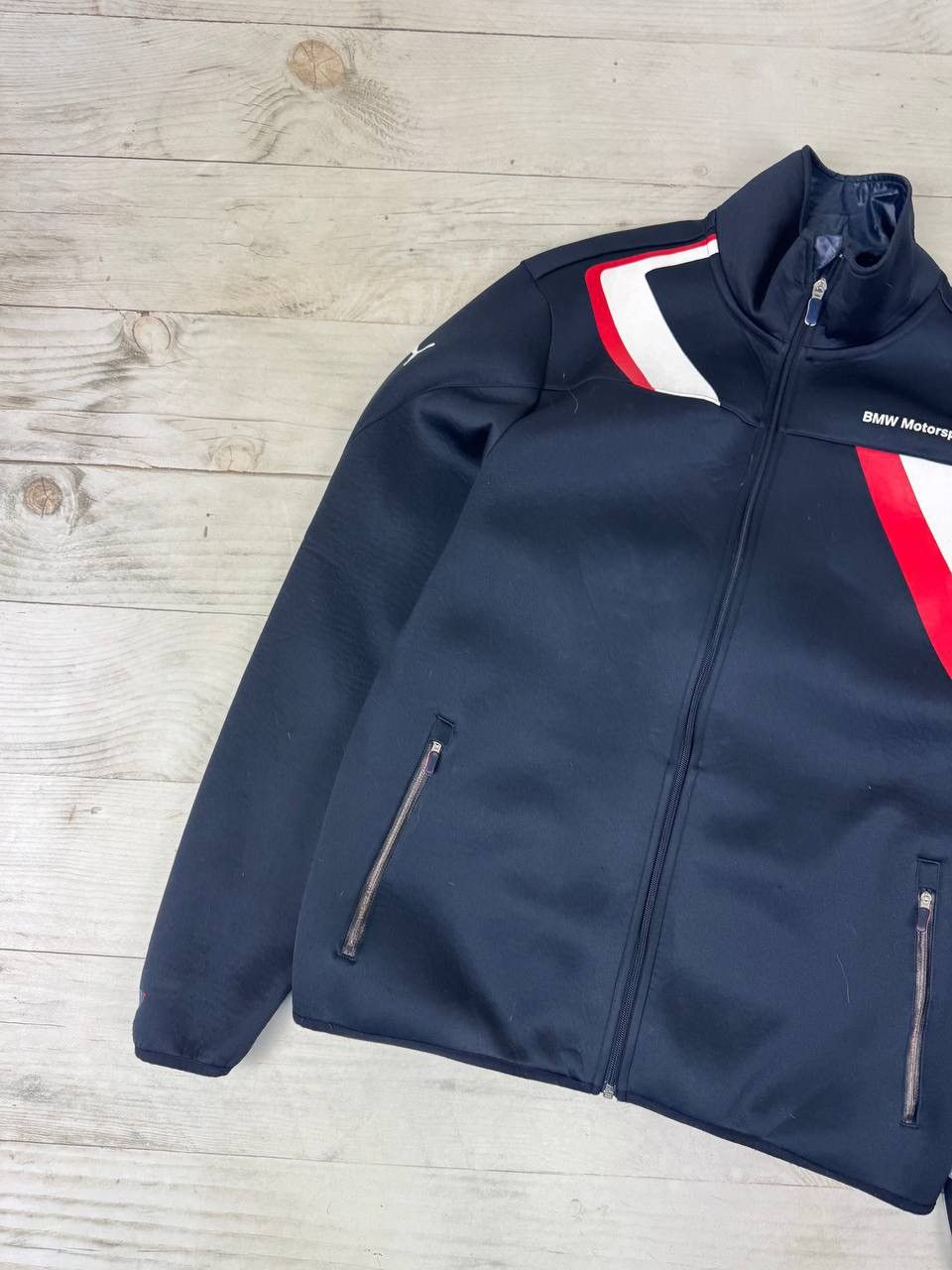 BMW × Puma Puma BMW Motorsport Racing Jacket F1 Nascar Moto Grand Prix Size US XL / EU 56 / 4 - 4 Thumbnail