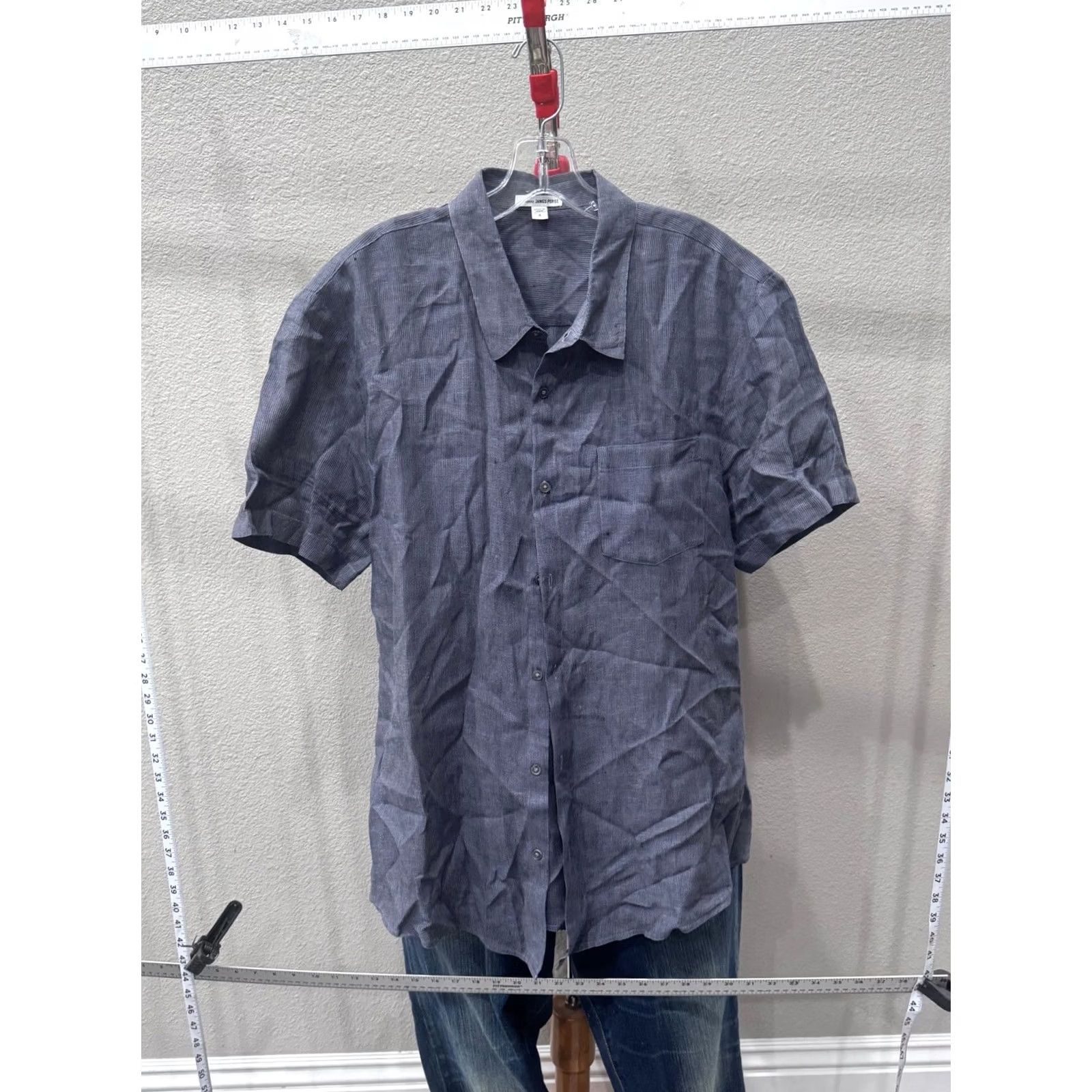 James Perse James Perse 100% Linen shirt Mens XXL XL Short Sleeve Button Up Shirt Multicolor Linen Short Sleeve Button Up Shirt James Perse Mens 2XL Size US XXL / EU 58 / 5 - 2 Thumbnail
