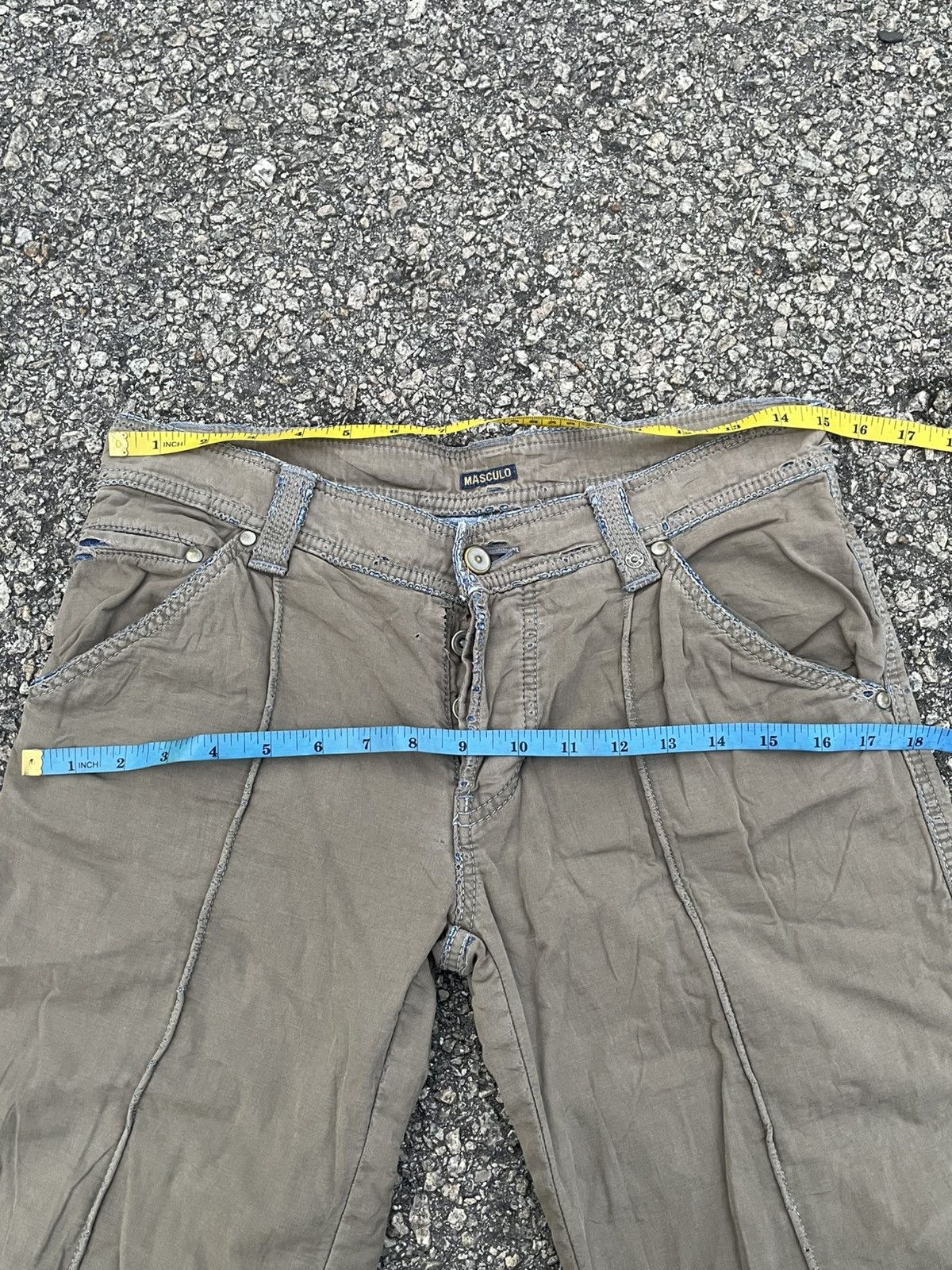 Le Grande Bleu (L.G.B.) Masculo - Y2K Style Flared Jean Size 30" / US 8 / IT 44 - 10 Thumbnail