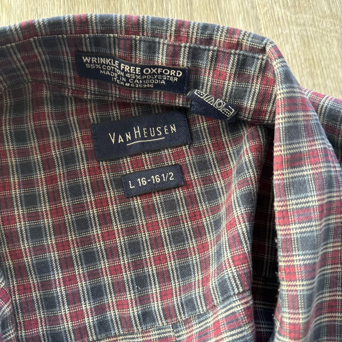 Van Heusen Van heusen long sleeve button shirt Size US L / EU 52-54 / 3 - 4 Thumbnail