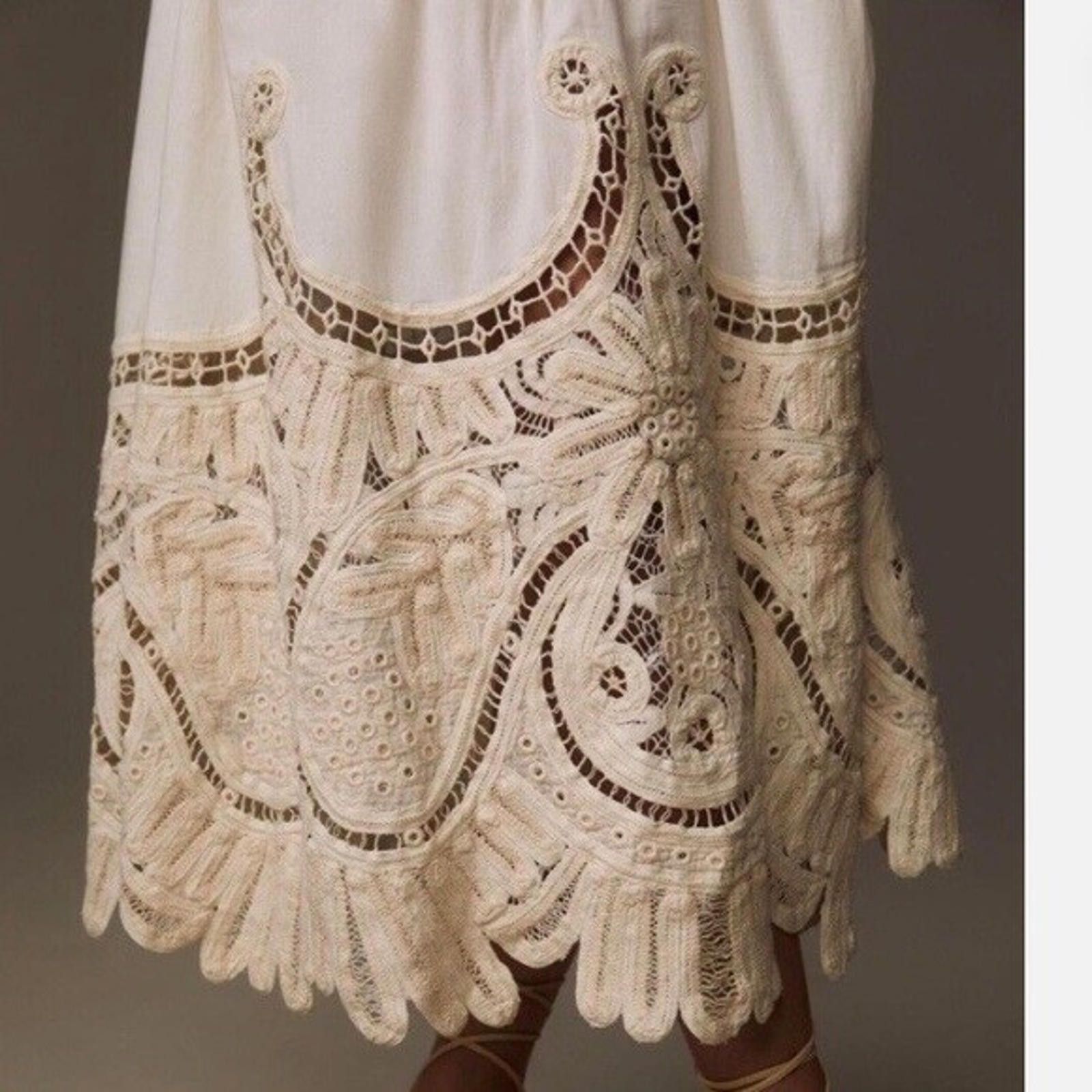 Anthropologie $328 NWT Anthro Love The Label Boho Maxi Skirt XS/S/Med* Size 28" / US 6 / IT 42 - 4 Thumbnail