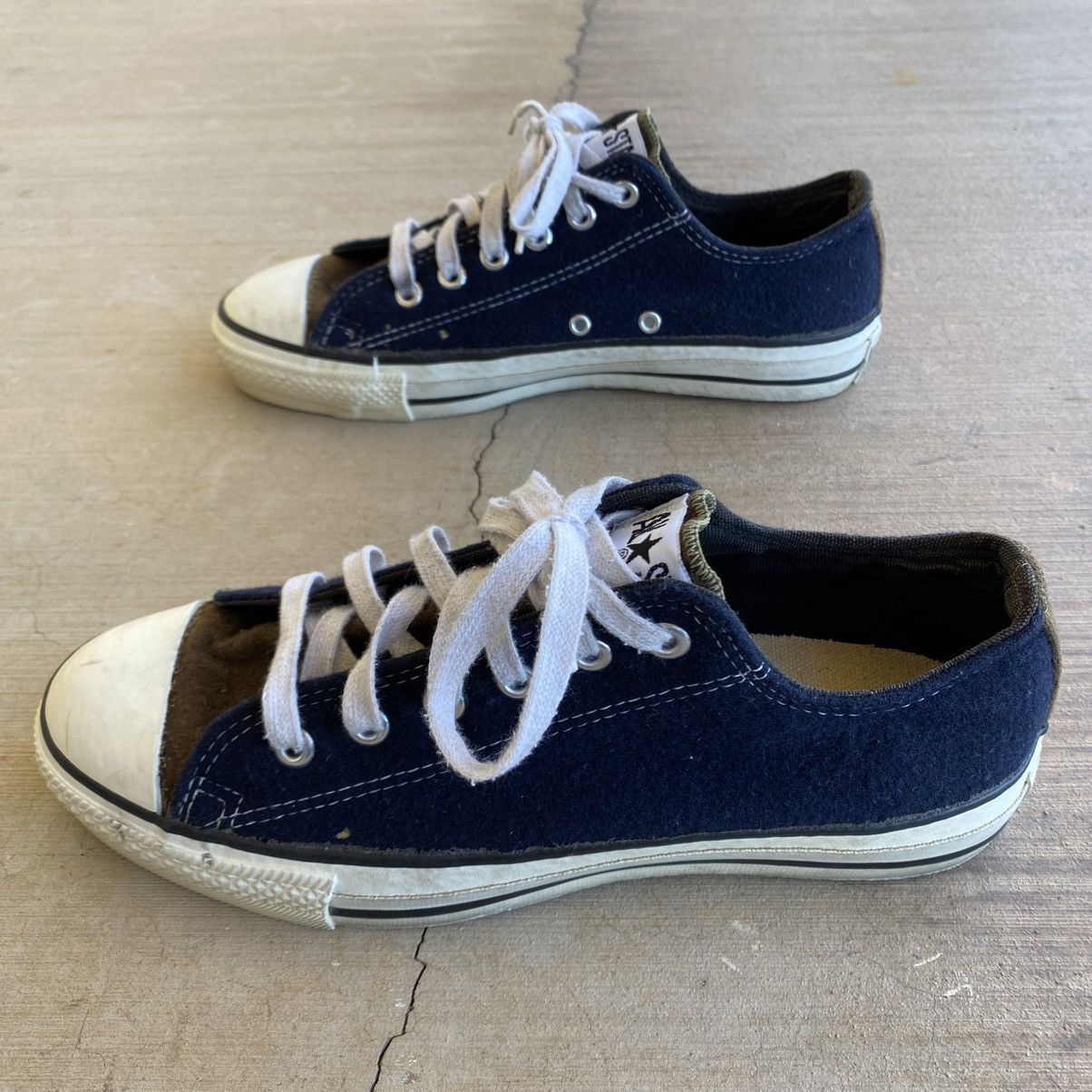 Converse Vintage Converse Shoes All Star Low Wool Made in USA 1980s Size US 7.5 / EU 40-41 - 2 Thumbnail