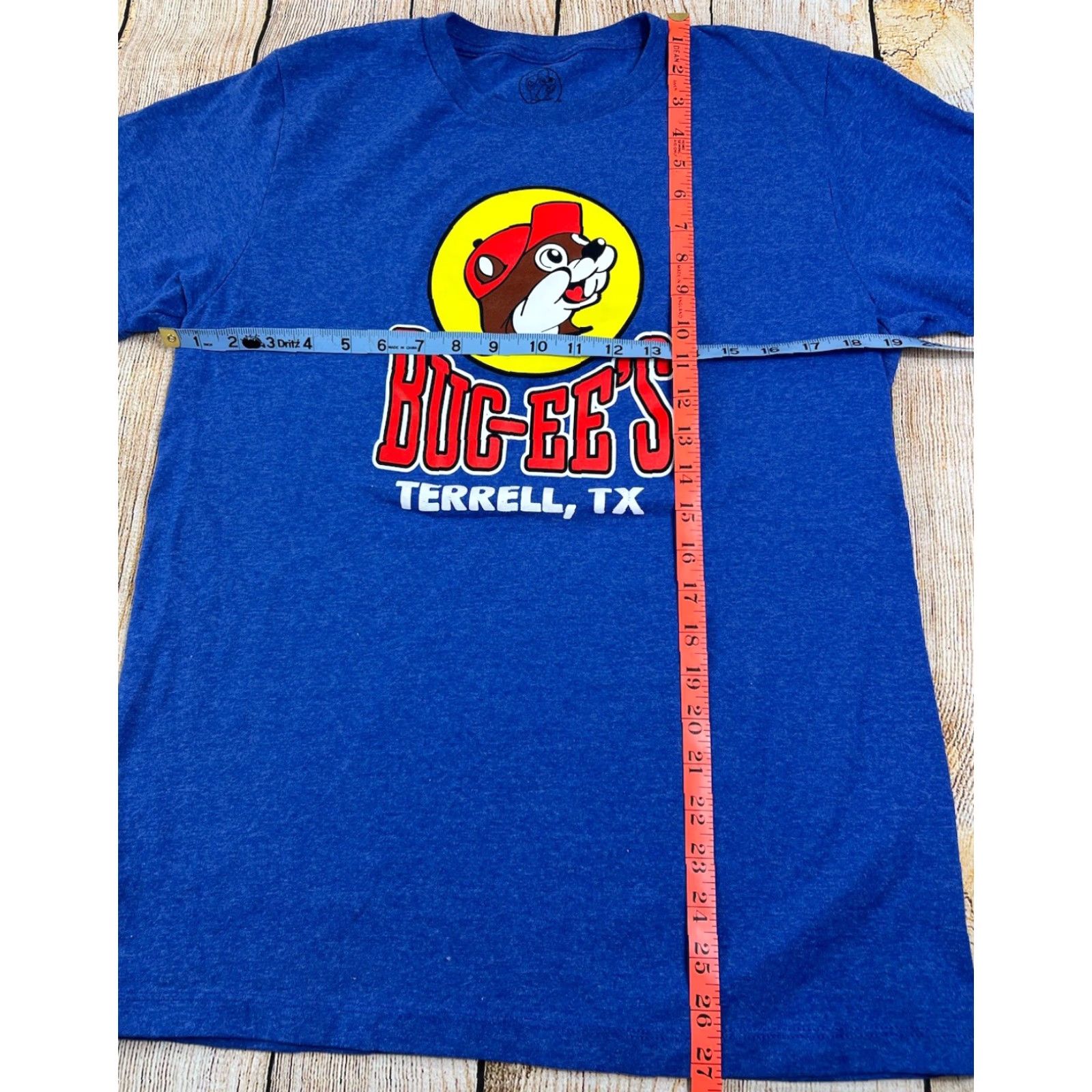 Vintage Buc-ee’s T-Shirt Men Blue Short Sleeve Size M Beaver Blue Terrell TX Classic T-Shirt Size US M / EU 48-50 / 2 - 5 Thumbnail