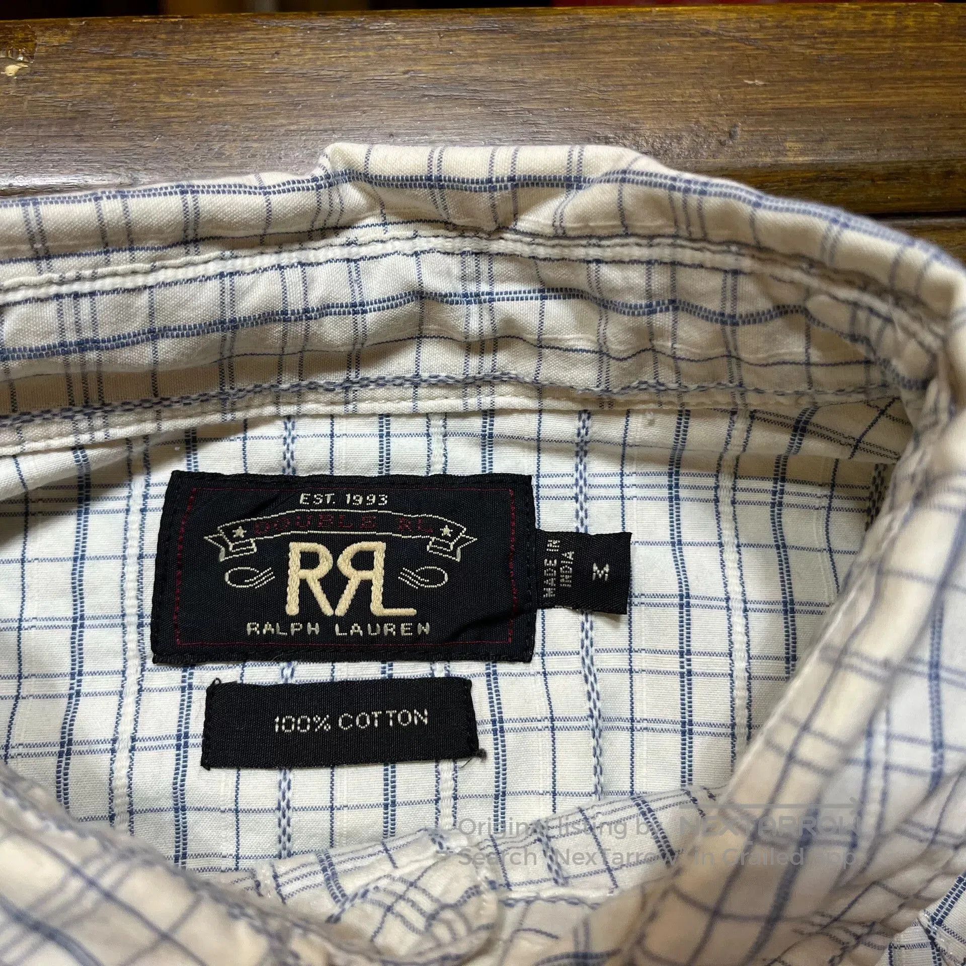 RRL Ralph Lauren RRL Plaid Button. Size US M / EU 48-50 / 2 - 3 Thumbnail