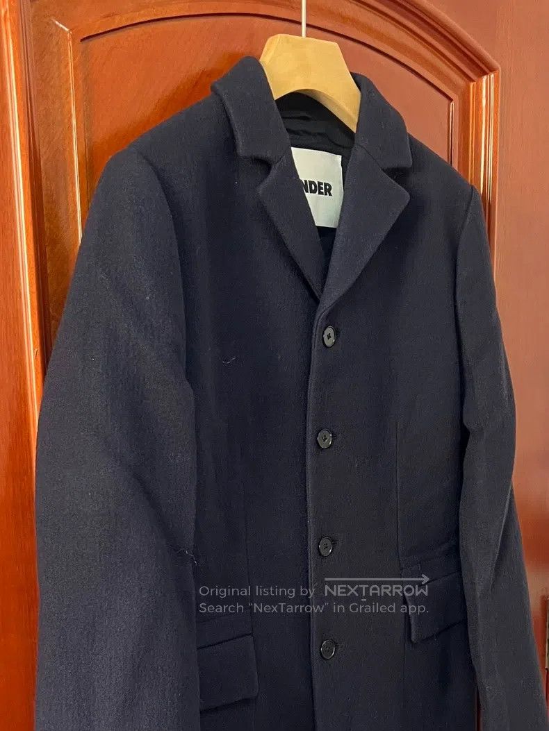 Jil Sander Jil Sander Wool Felt Overcoat Size M / US 6-8 / IT 42-44 - 4 Thumbnail