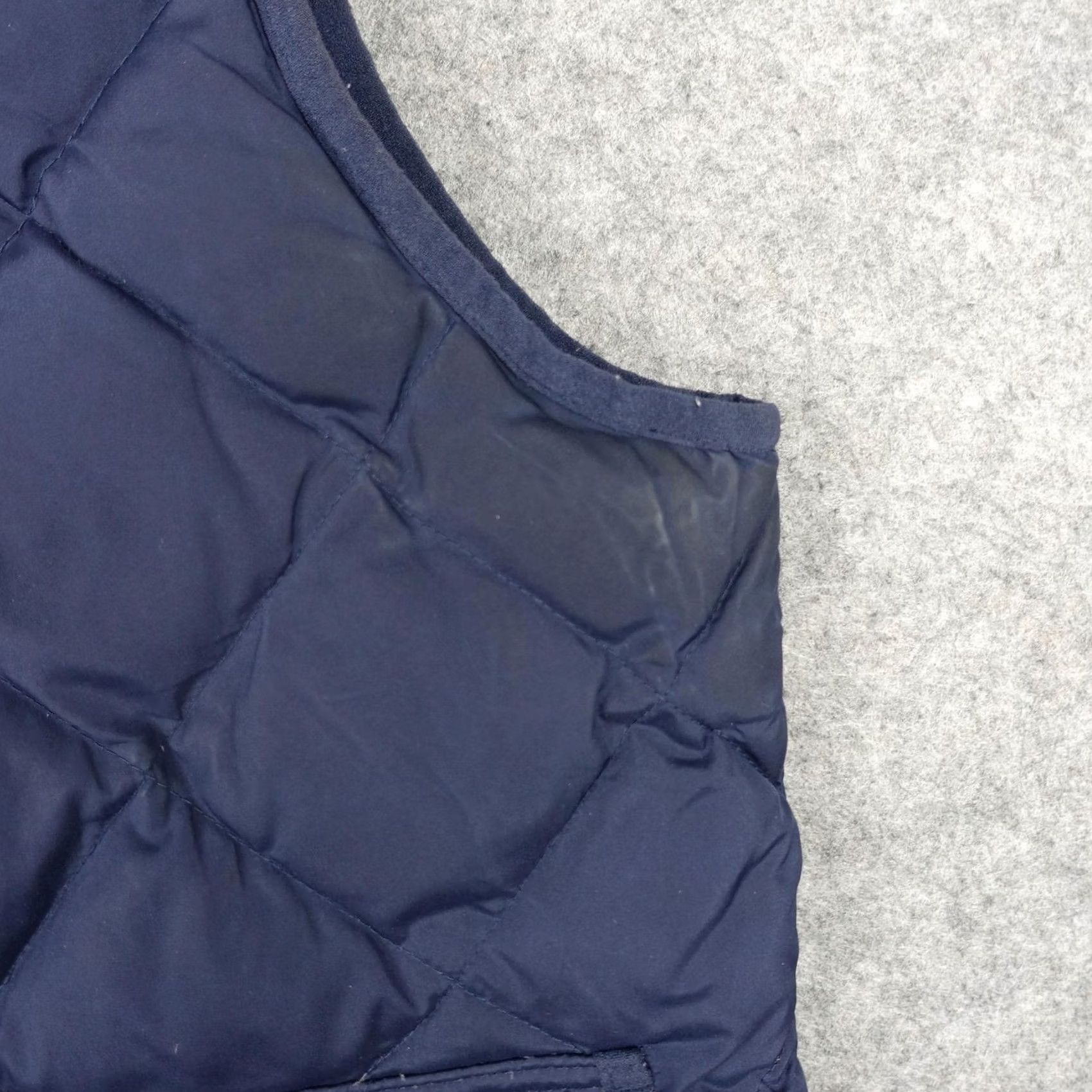 J.Crew J.CREW Vest Womens Small Blue Quilted Down Puffer Zip Pockets Collared Feathers Shirt Vest Size S / US 4 / IT 40 - 7 Thumbnail
