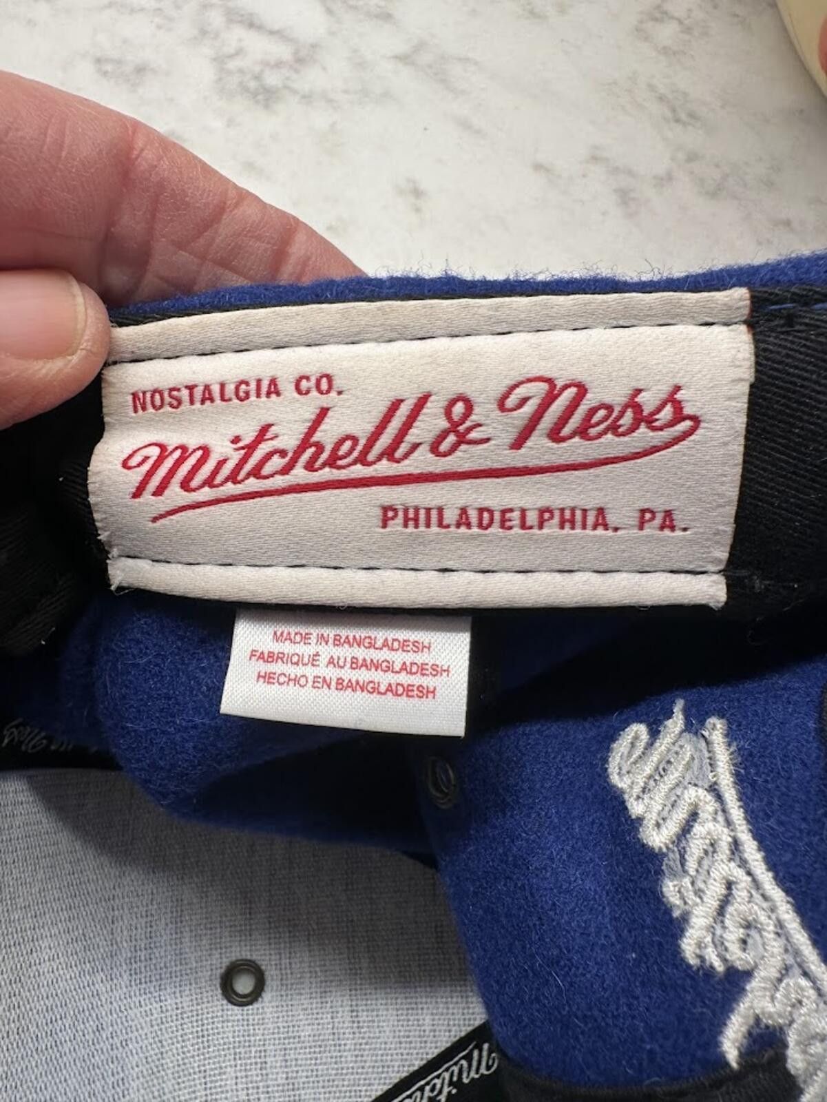 Mitchell & Ness Mitchell & Ness Warriors Wool Strapback Hat Size ONE SIZE - 3 Thumbnail