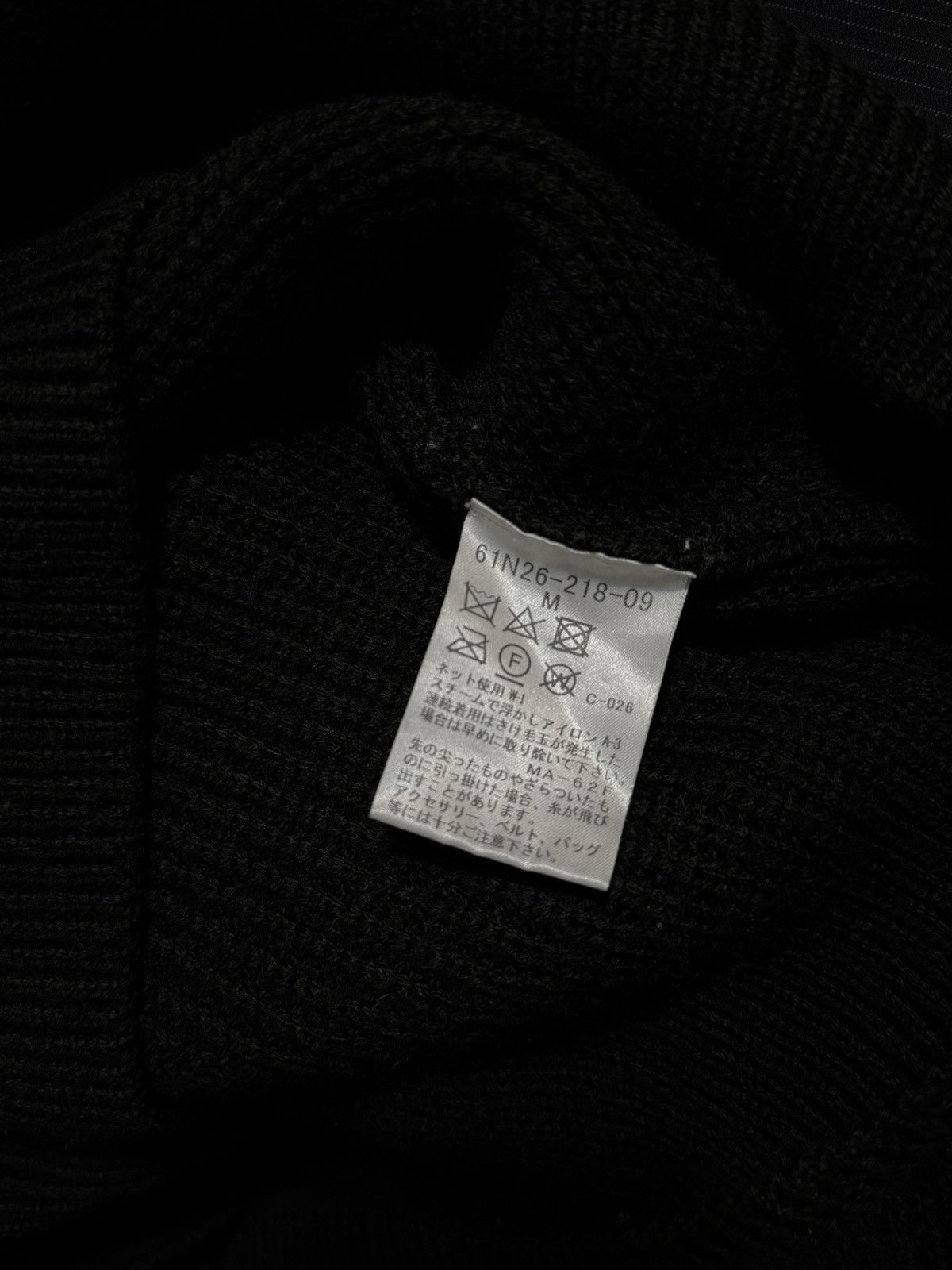 Loveless Loveless Turtleneck Knitted - Black Size US M / EU 48-50 / 2 - 7 Thumbnail