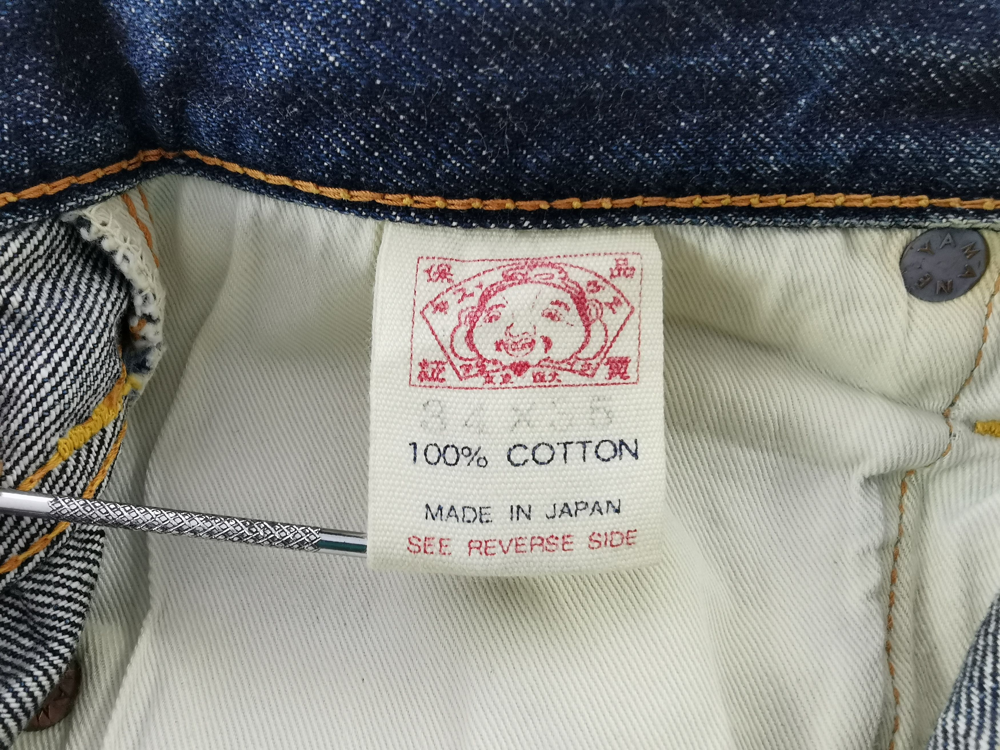 Evisu Distressed Evisu No 1 Special Lot 2000 Selvedge Denim Size US 28 / EU 44 - 11 Thumbnail