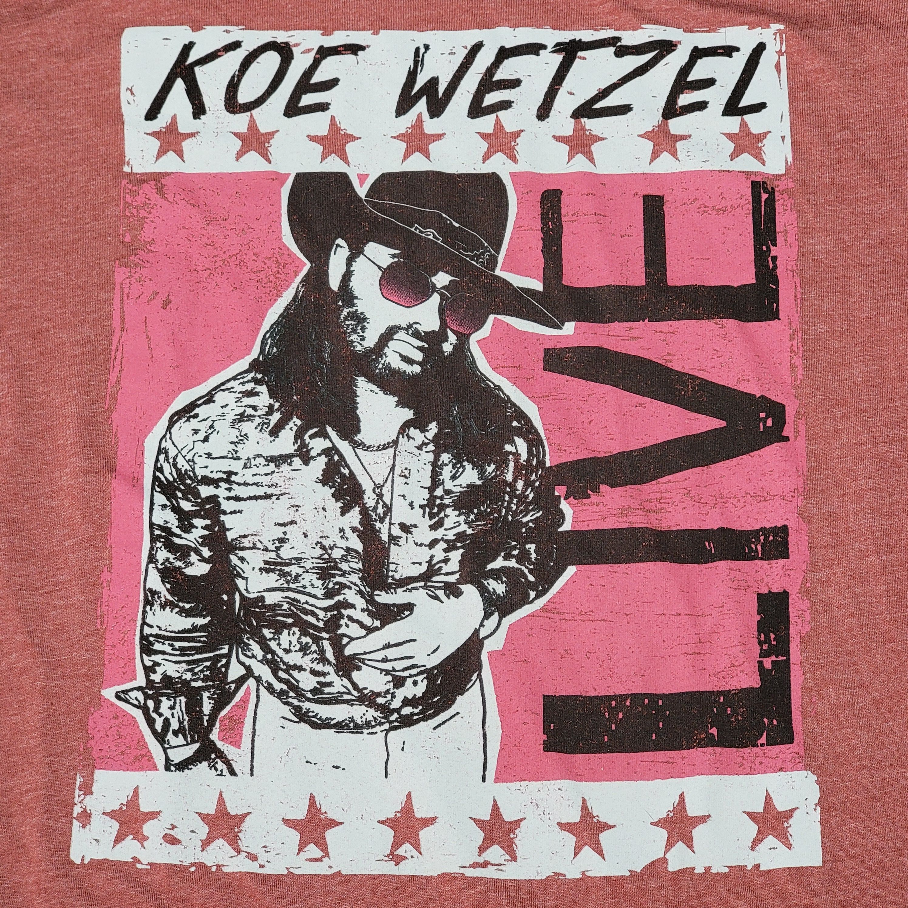 Other Koe Wetzel SS Rust Unisex Tee "Live" - Size Medium Size US M / EU 48-50 / 2 - 2 Thumbnail