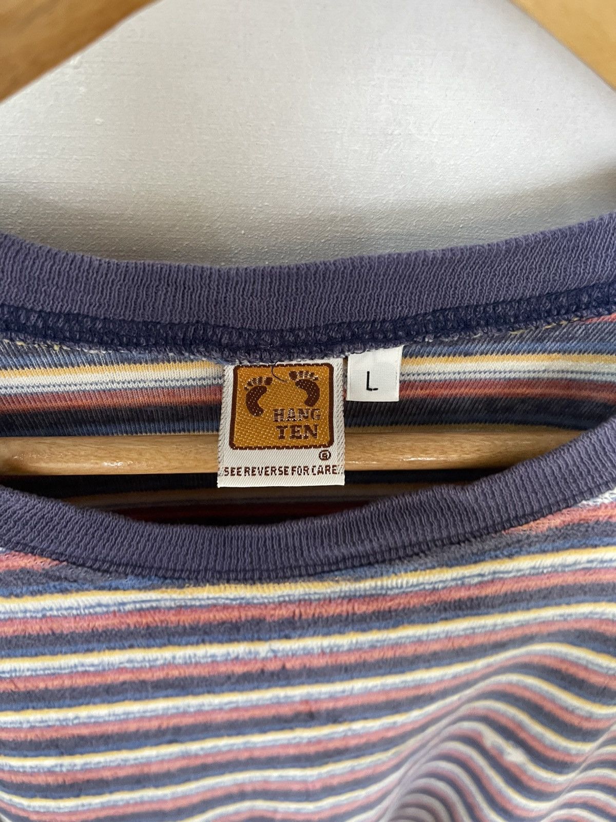 Hang Ten × Vintage VINTAGE HANG TEN MADE IN USA MULTICOLOUR Size US L / EU 52-54 / 3 - 4 Thumbnail